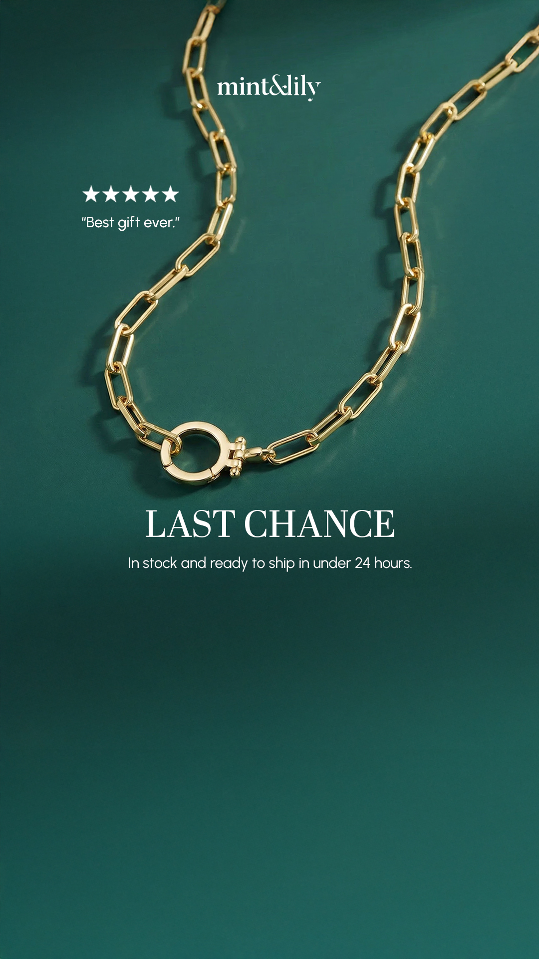 MINT & LILY Facebook ad
