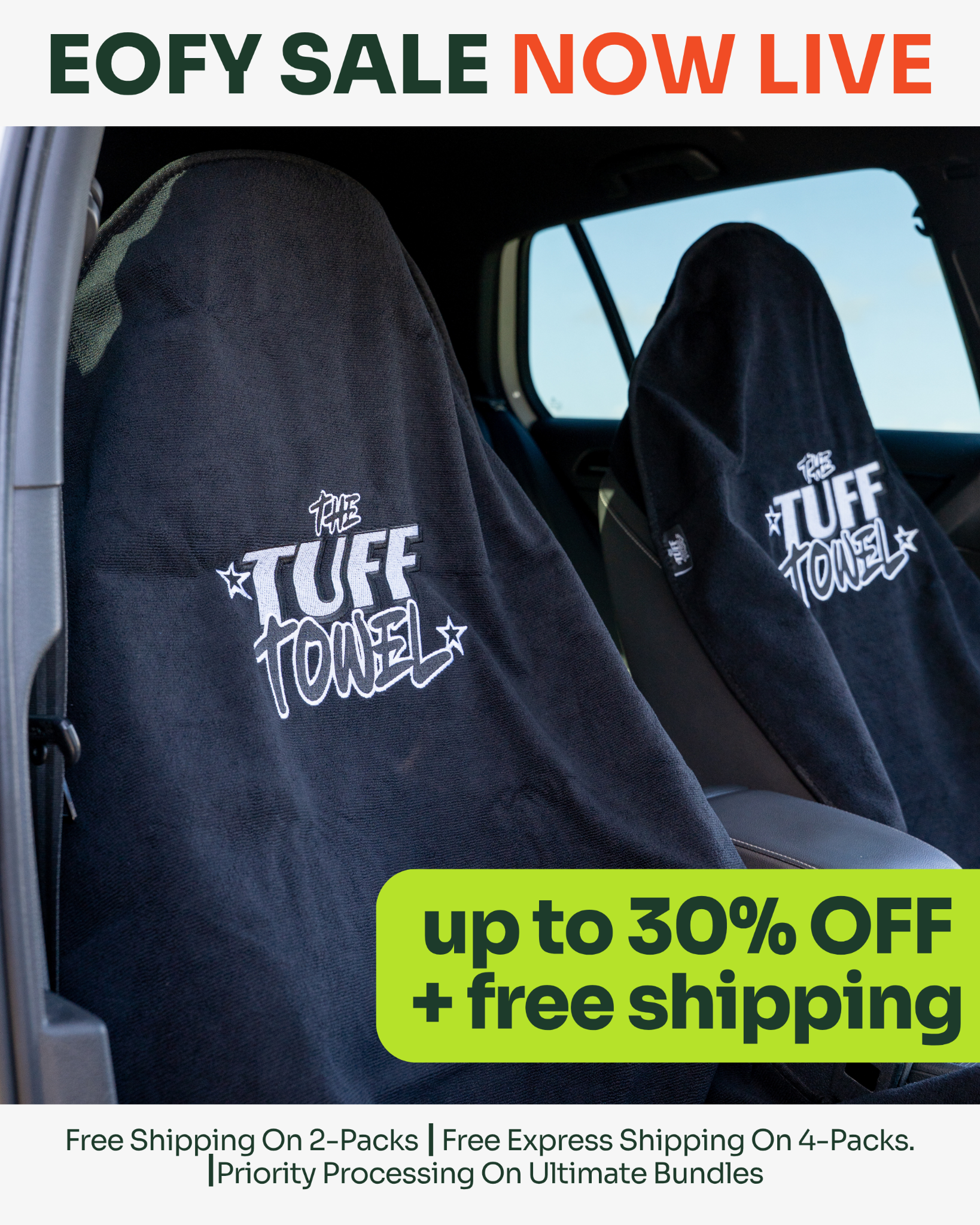 The Tuff Towel Facebook ad