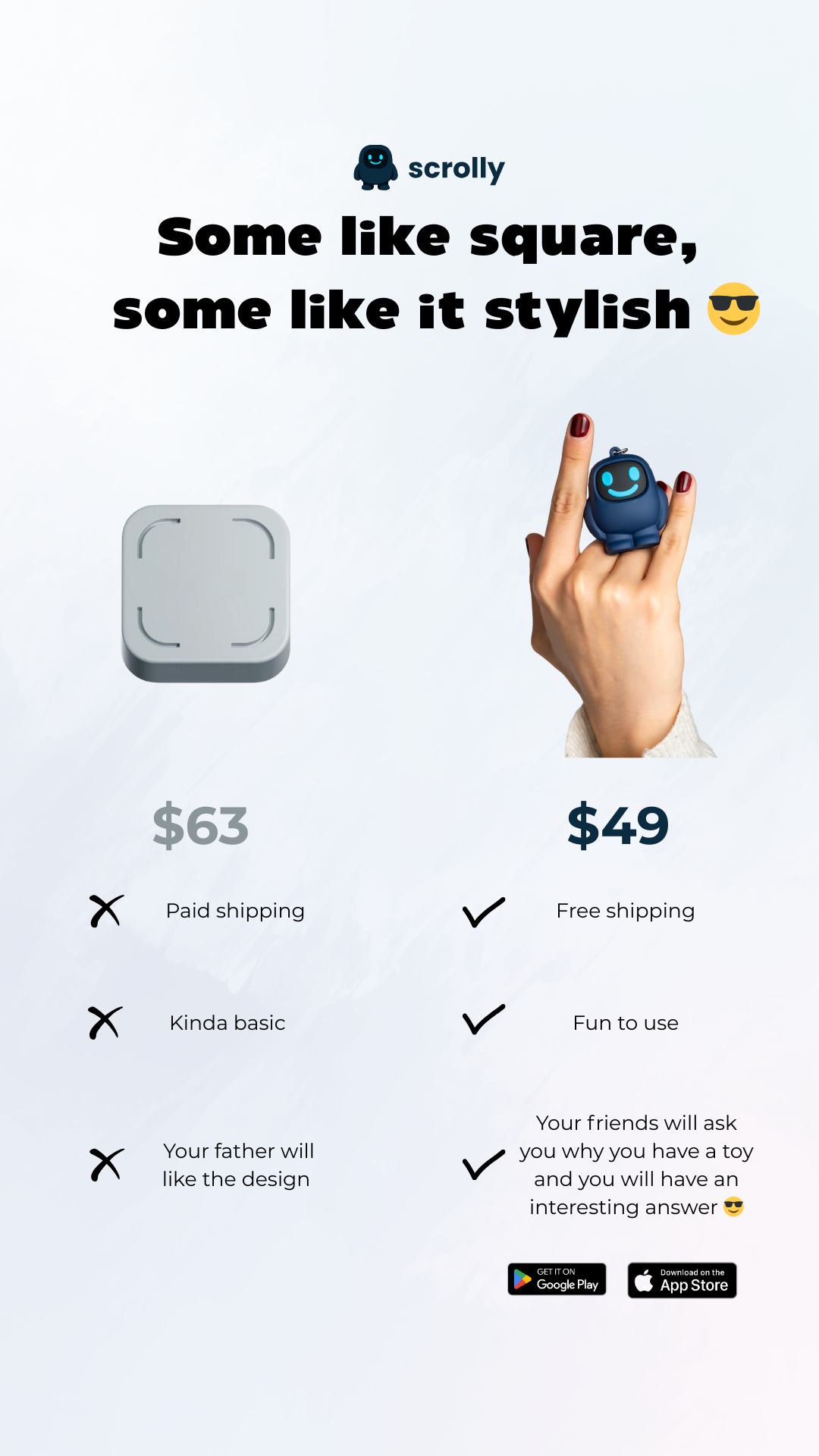 Scrolly Facebook ad