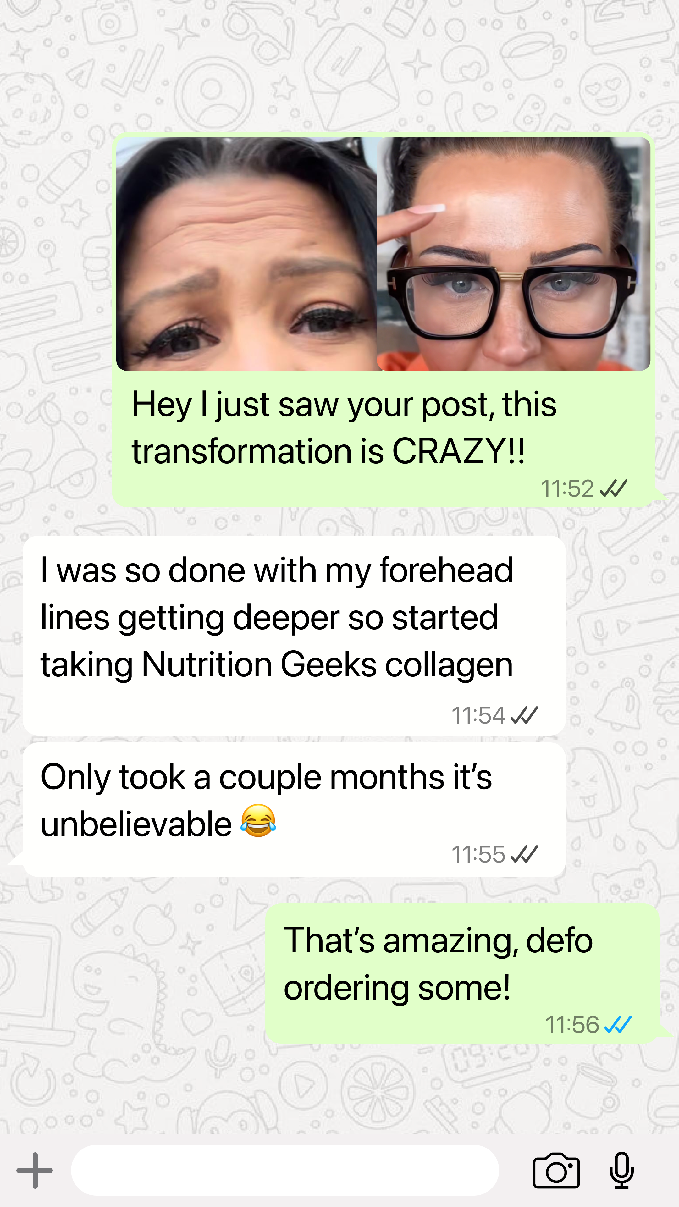 Nutrition Geeks Facebook ad