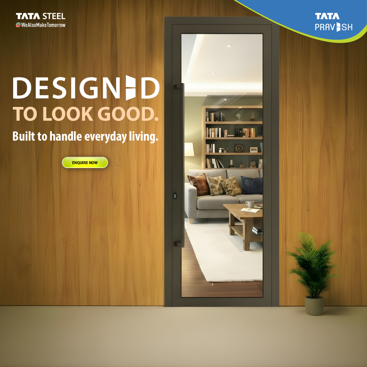Tata Pravesh Facebook ad: Tata Pravesh Aluminum Doors and Windows