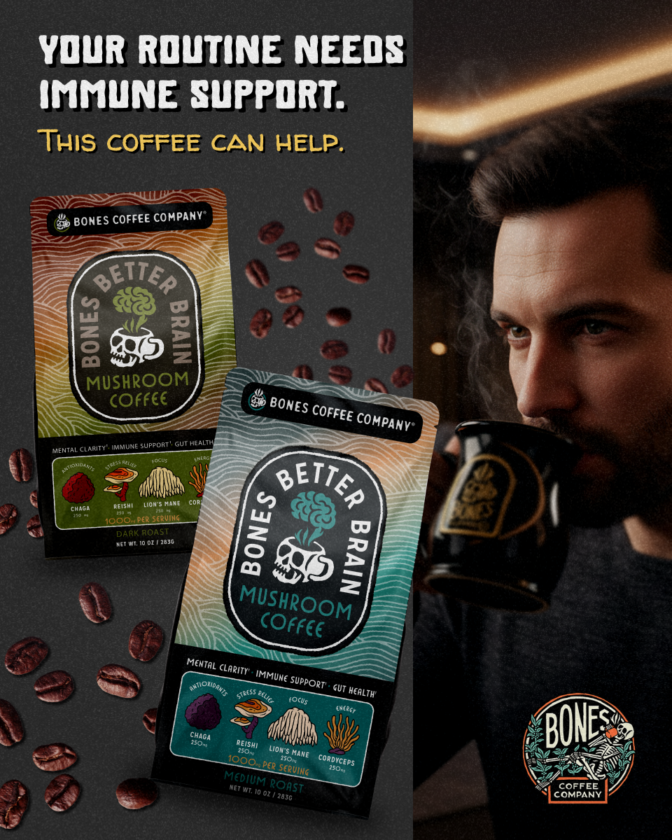 Bones Coffee Company Facebook ad