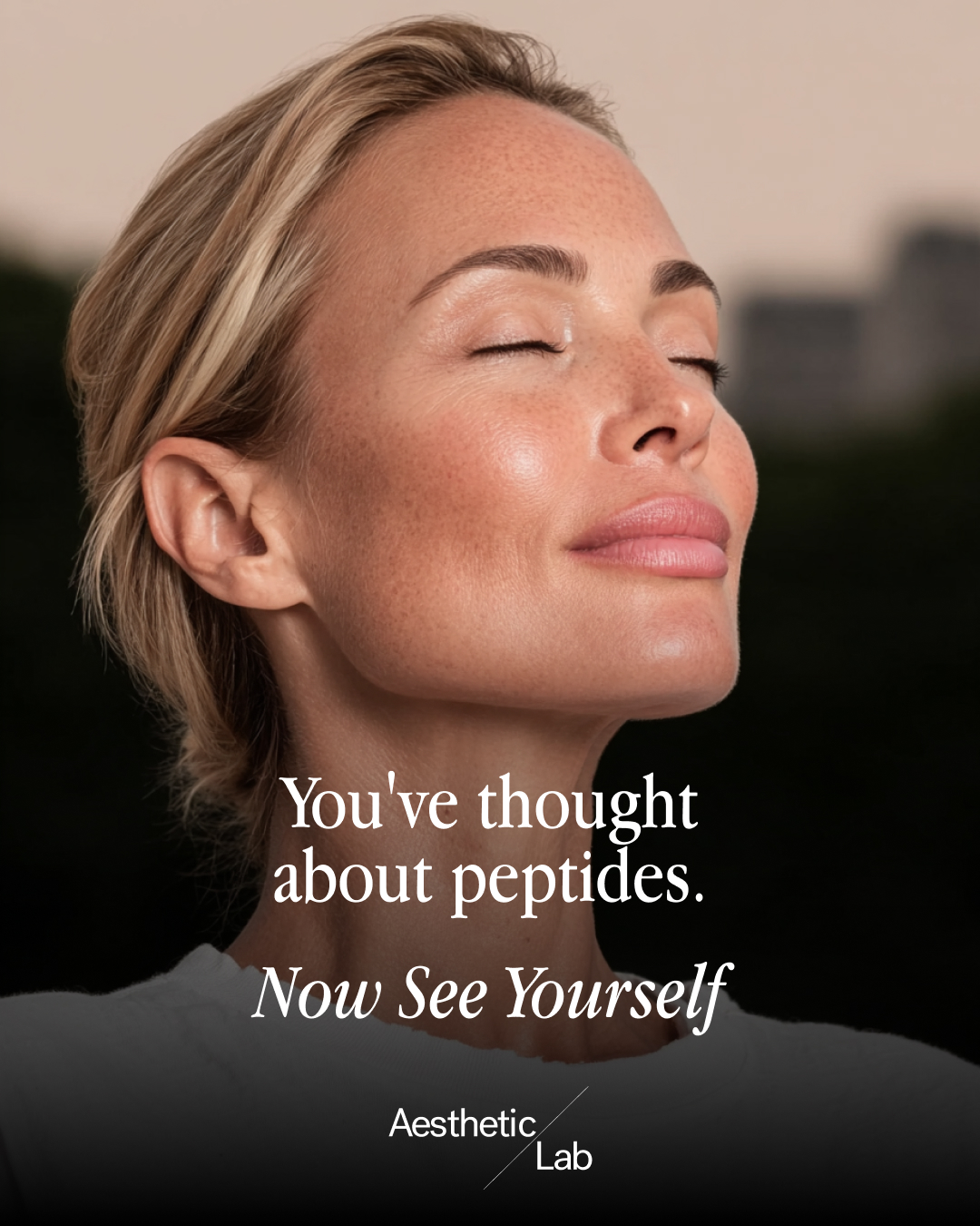 Aesthetic Lab Facebook ad: Get access now