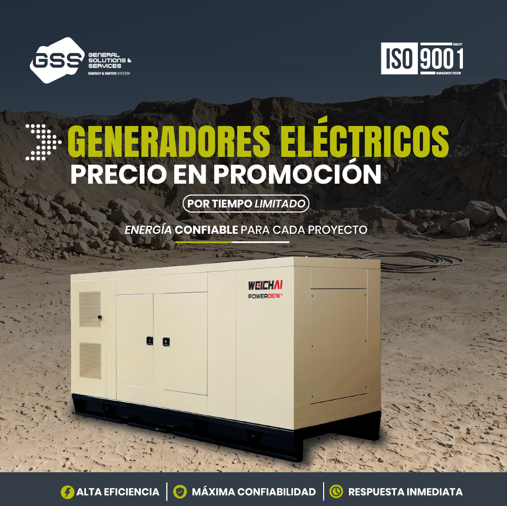 GSS General Solutions & Services Facebook ad: 30% DE DESCUENTO en generadores eléctricos