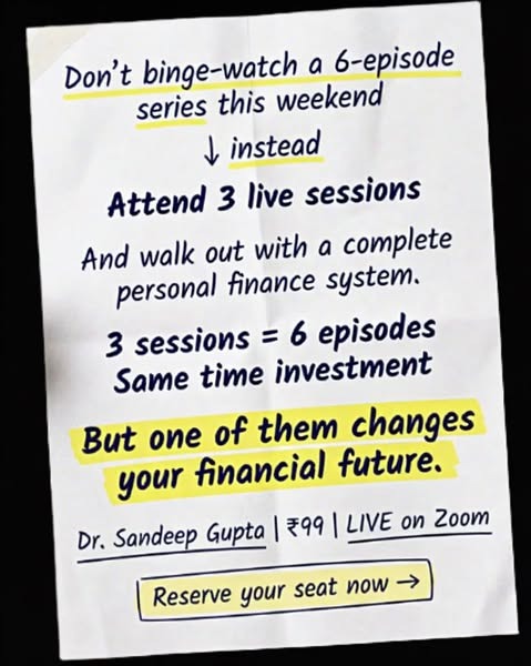 Sandeep Gupta Facebook ad