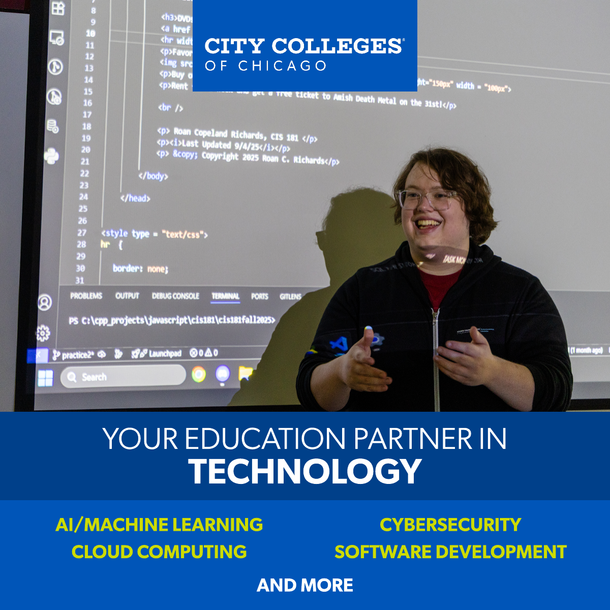 City Colleges of Chicago Facebook ad