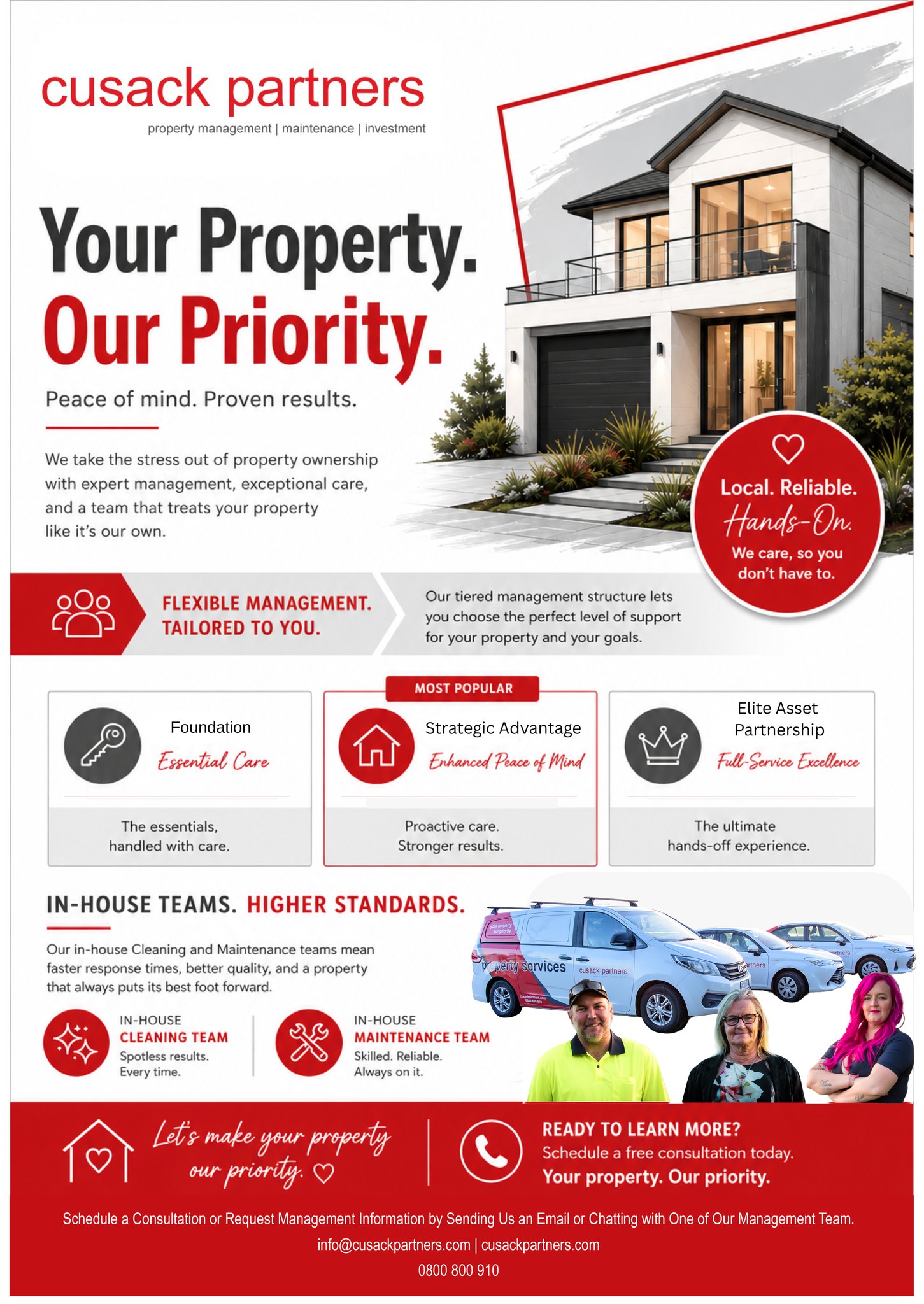 Cusack Partners Facebook ad: Cusack Partners Property Management