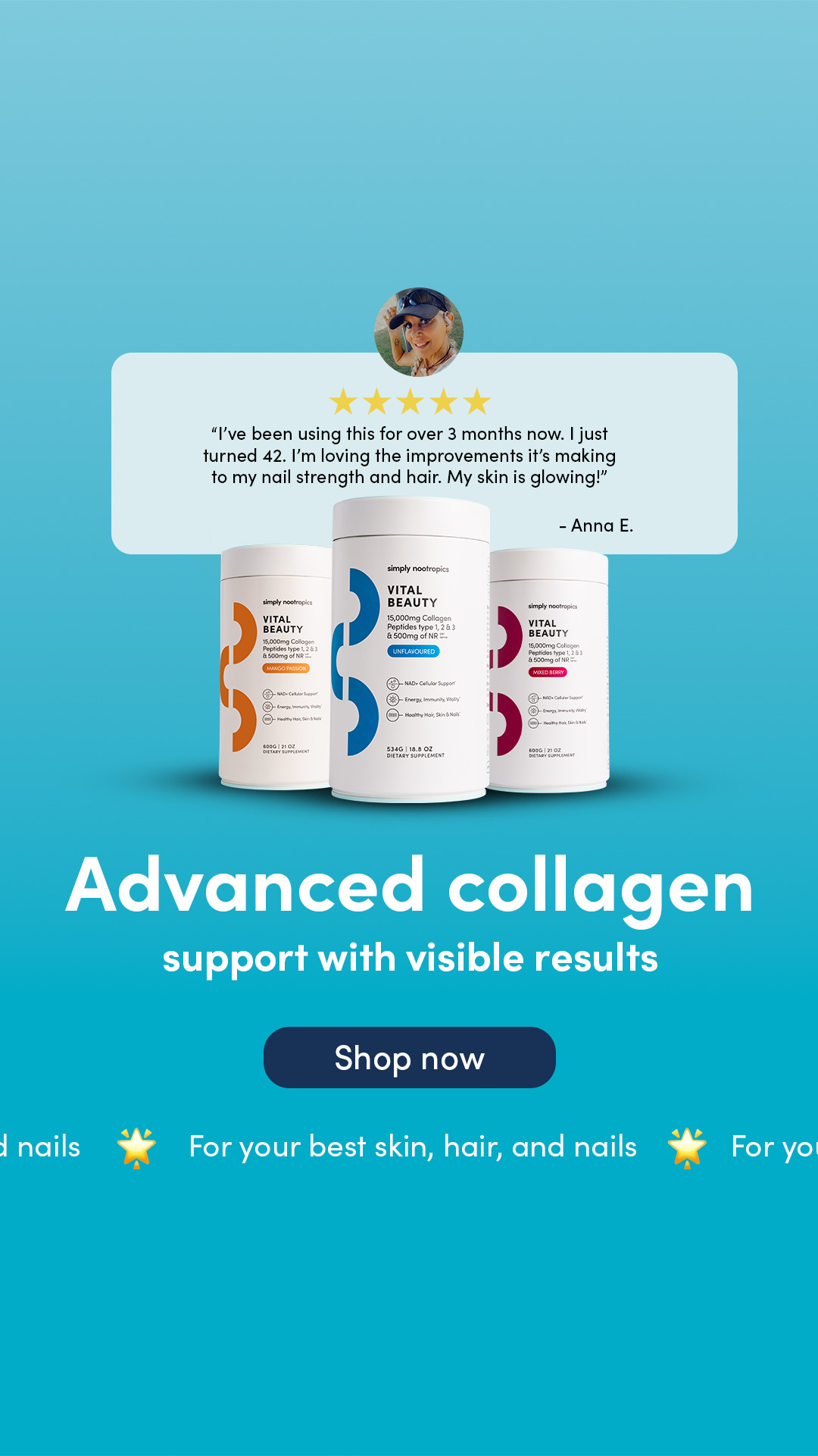 Simply Nootropics Facebook ad