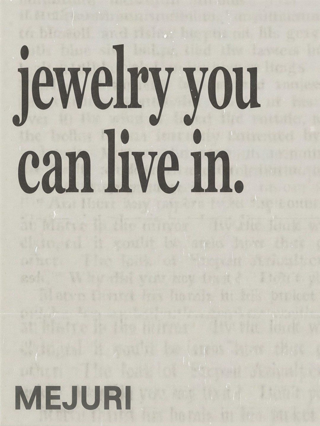 Mejuri Facebook ad