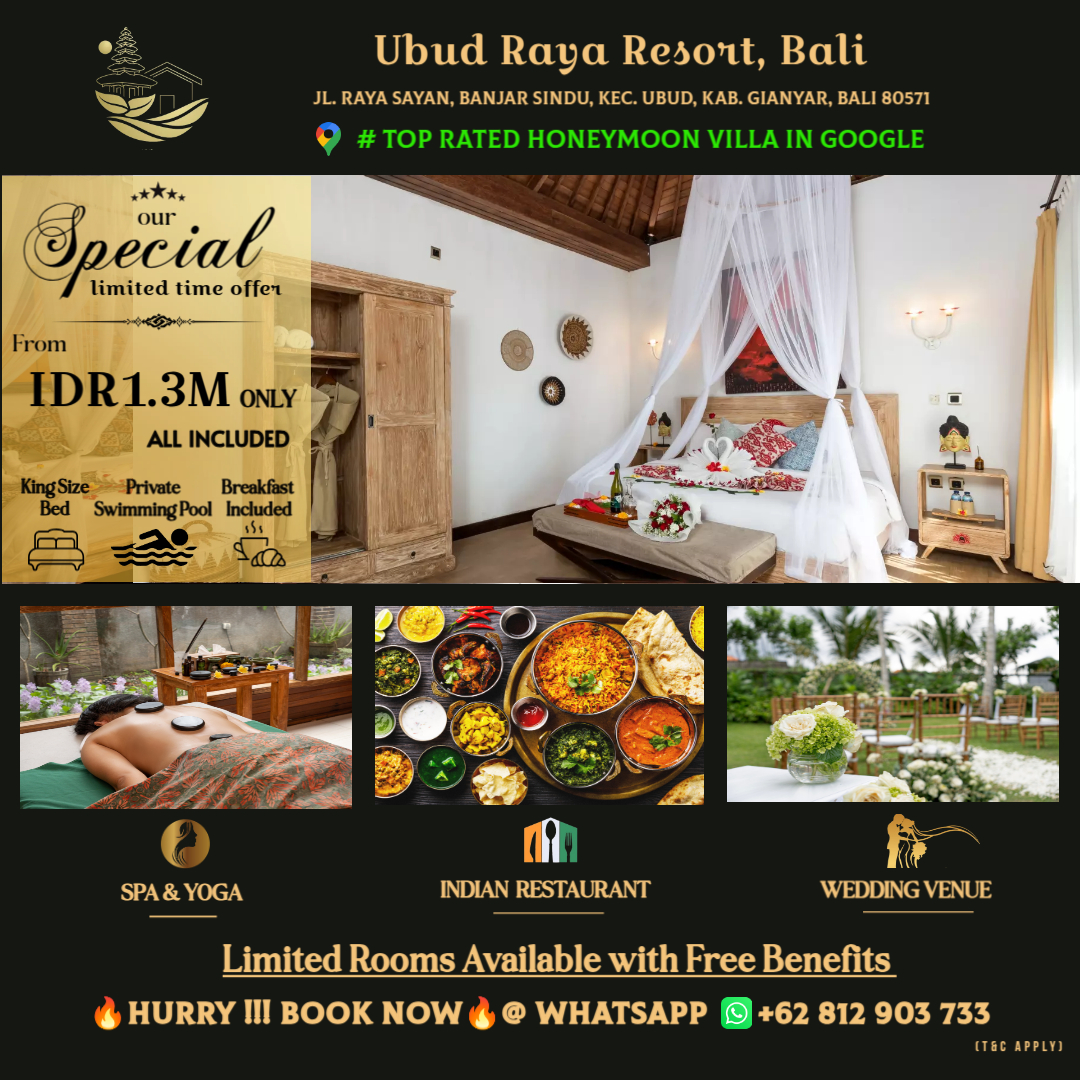 Ubud Raya Resort Group Facebook ad