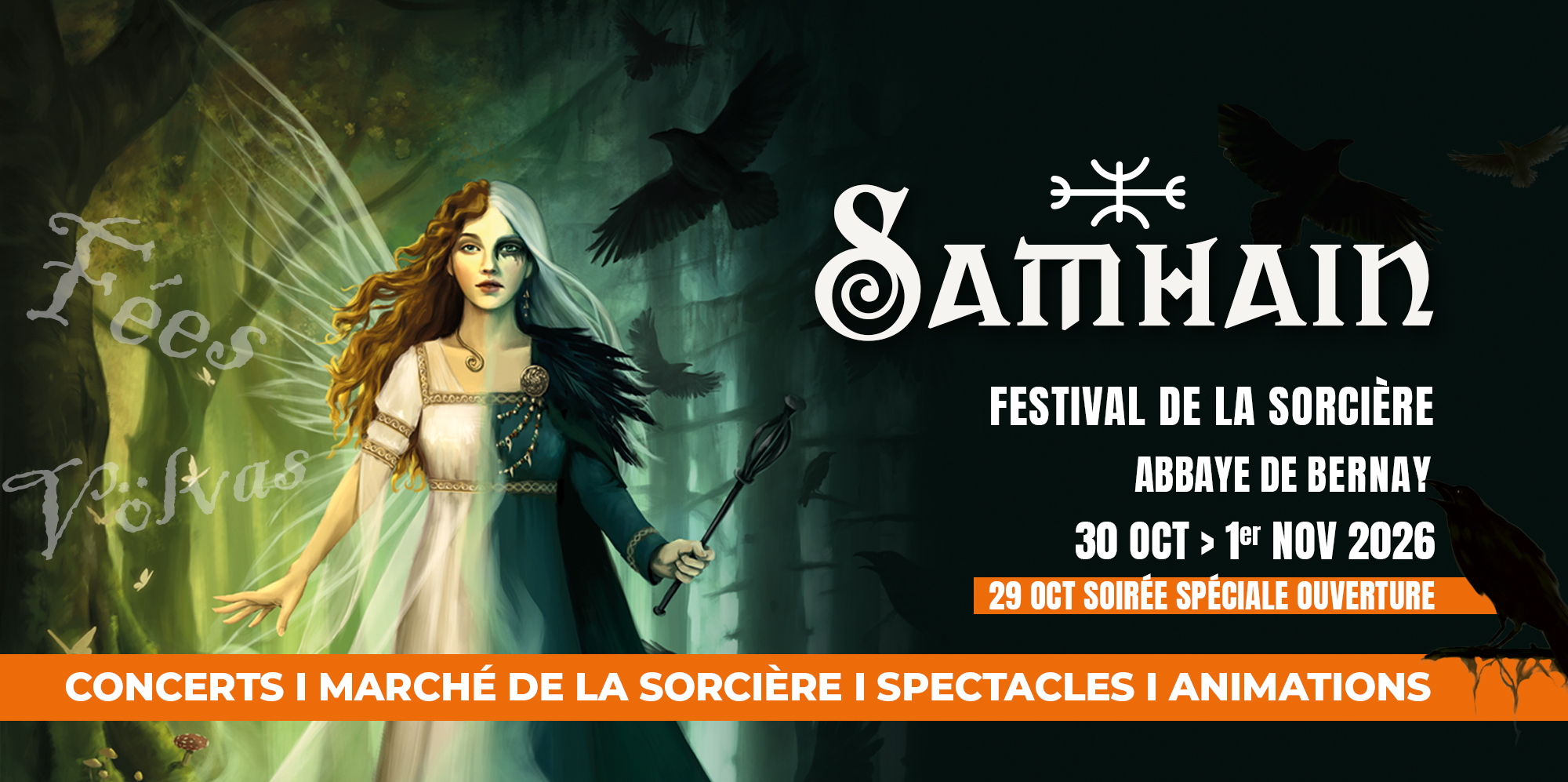 Festival de Samhain Bernay Facebook ad: SAMHAIN, FESTIVAL DE LA SORCIERE