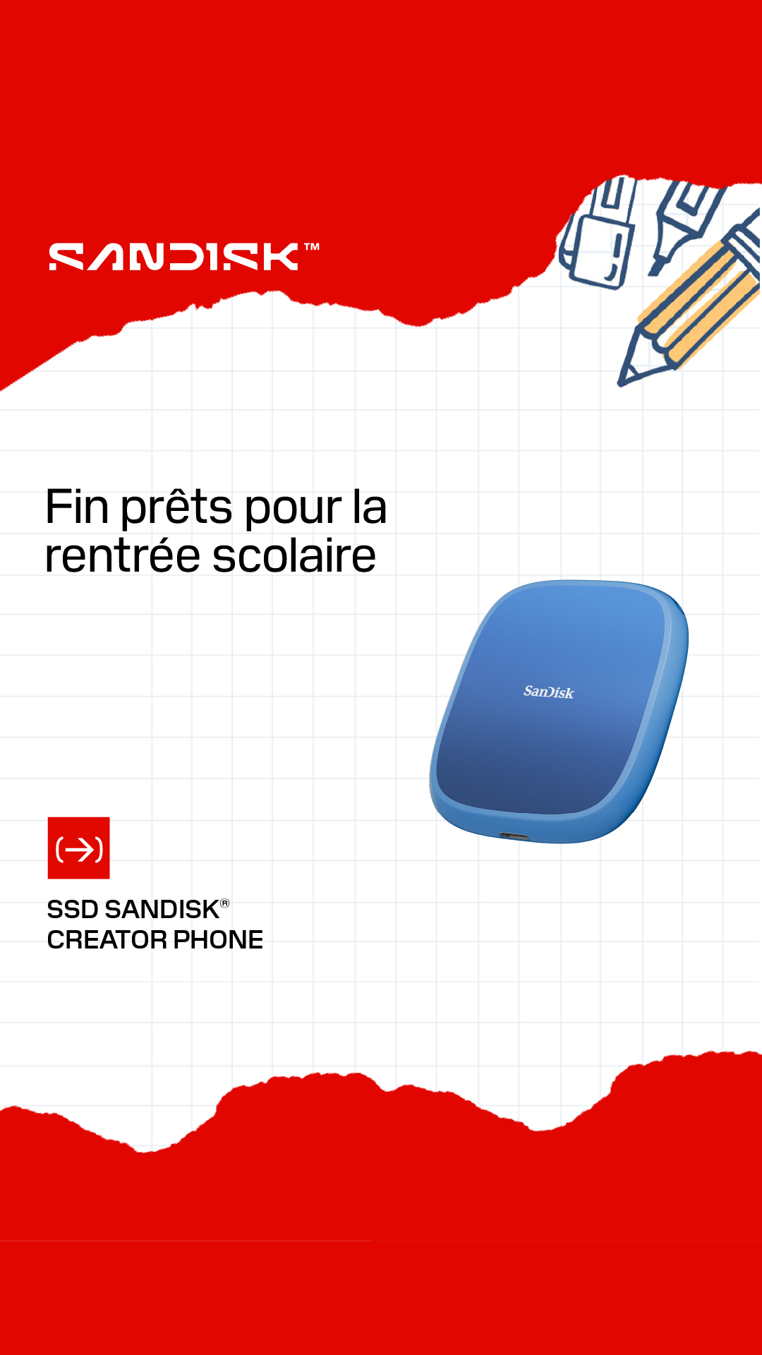 Sandisk Facebook ad