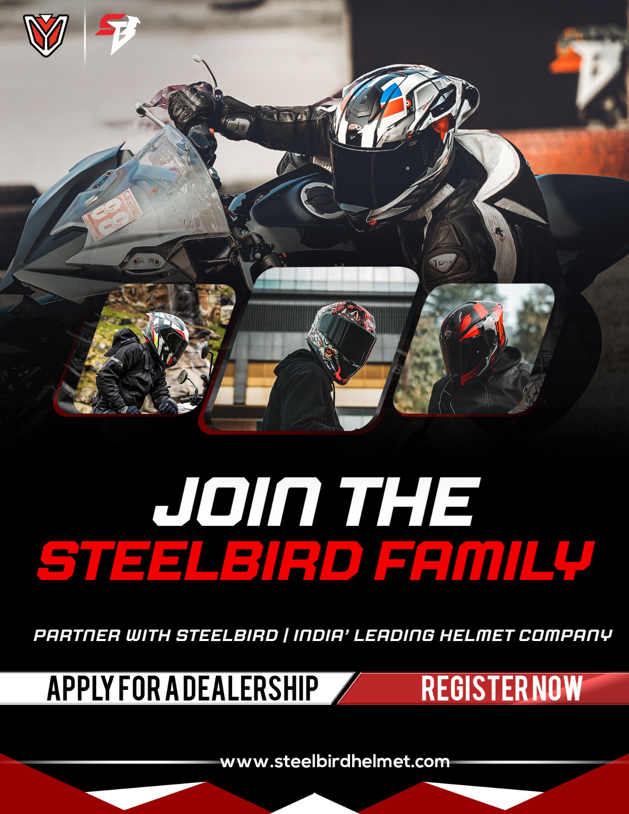 Steelbird Helmets India Facebook ad: Unlock Your Business Potential Now