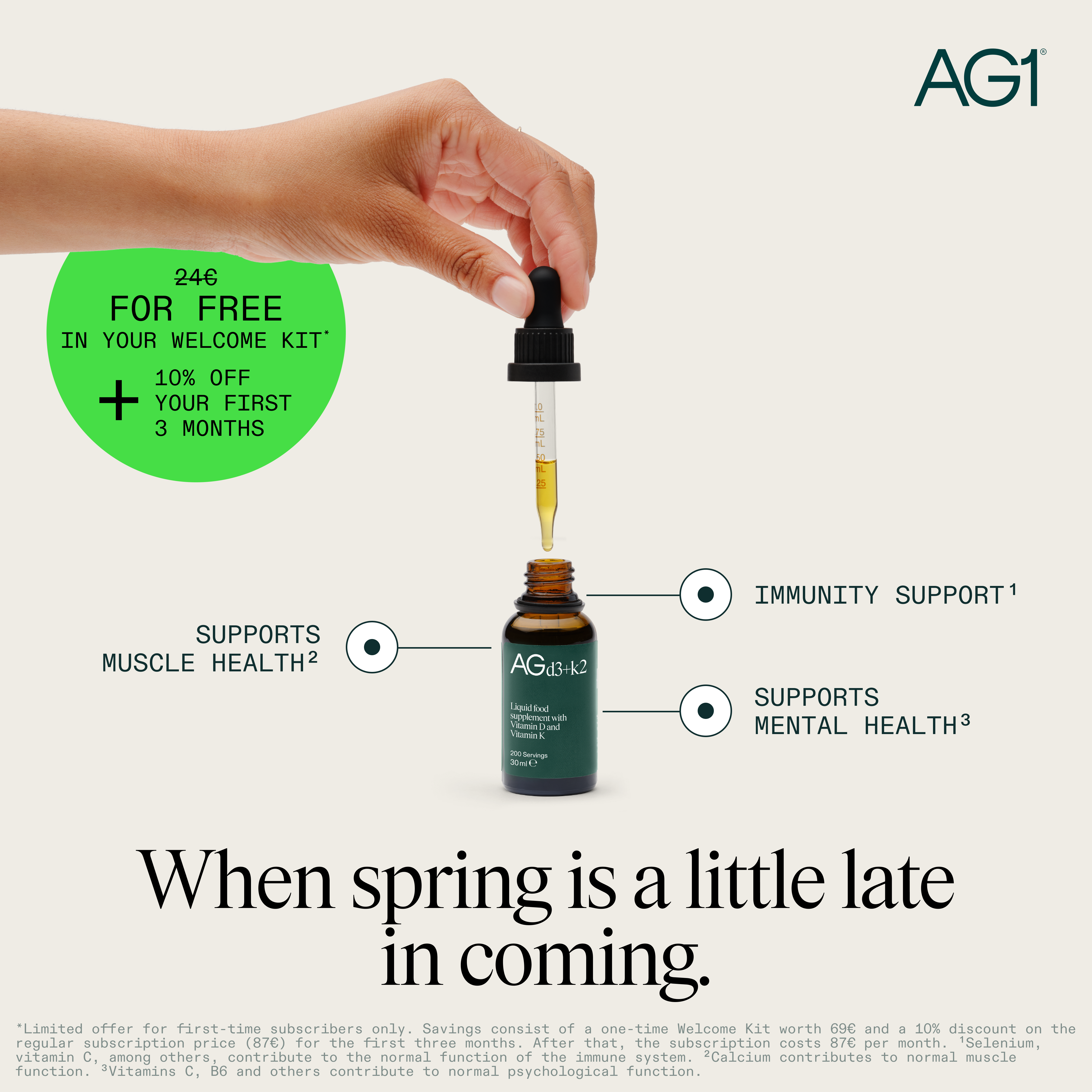 AG1 by Athletic Greens Facebook ad