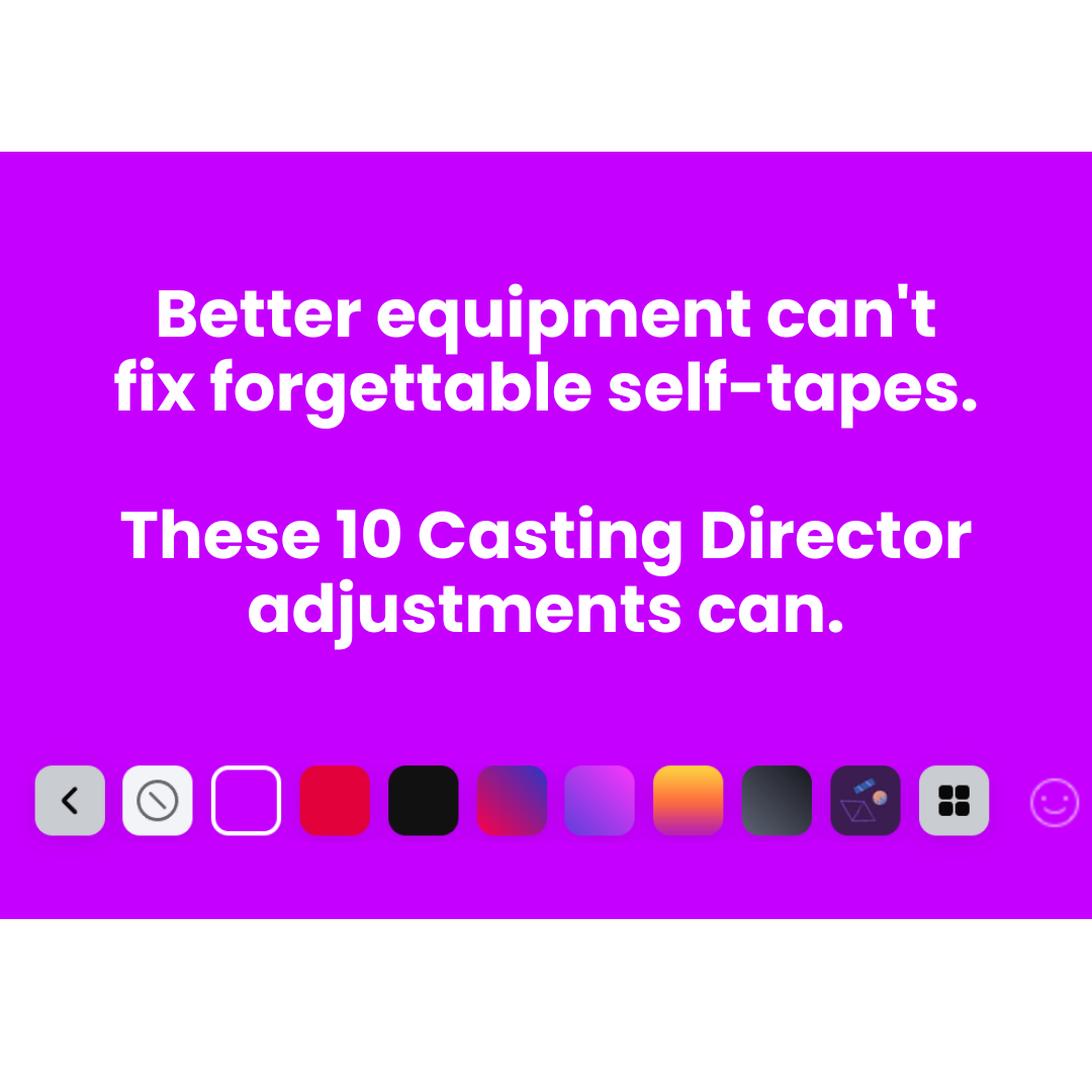 Amy Jo Berman Facebook ad: 10 Audition Fixes CDs Love (free live training)