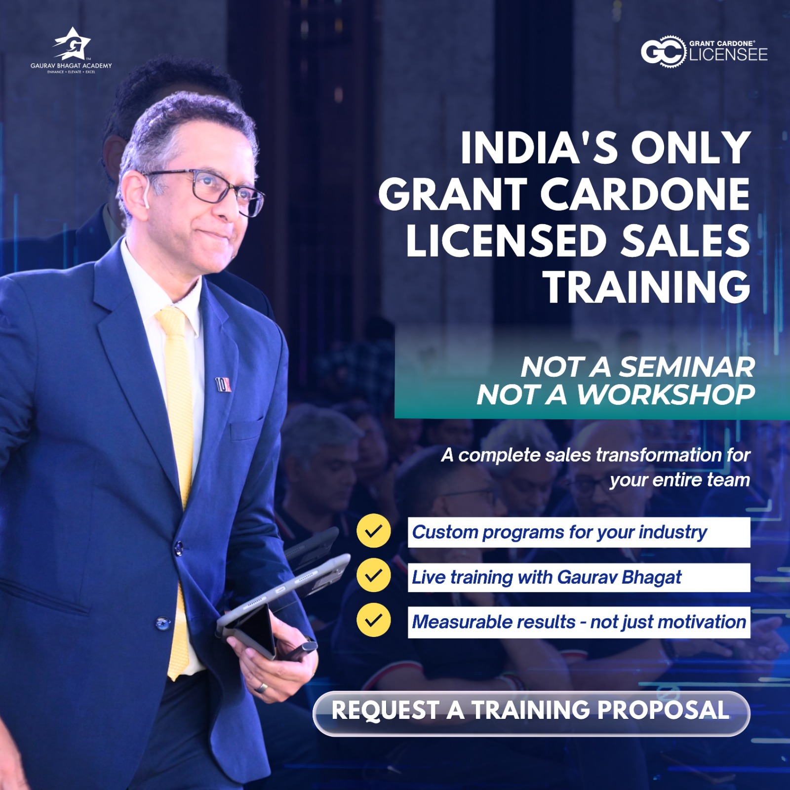 Gaurav Bhagat Academy Facebook ad