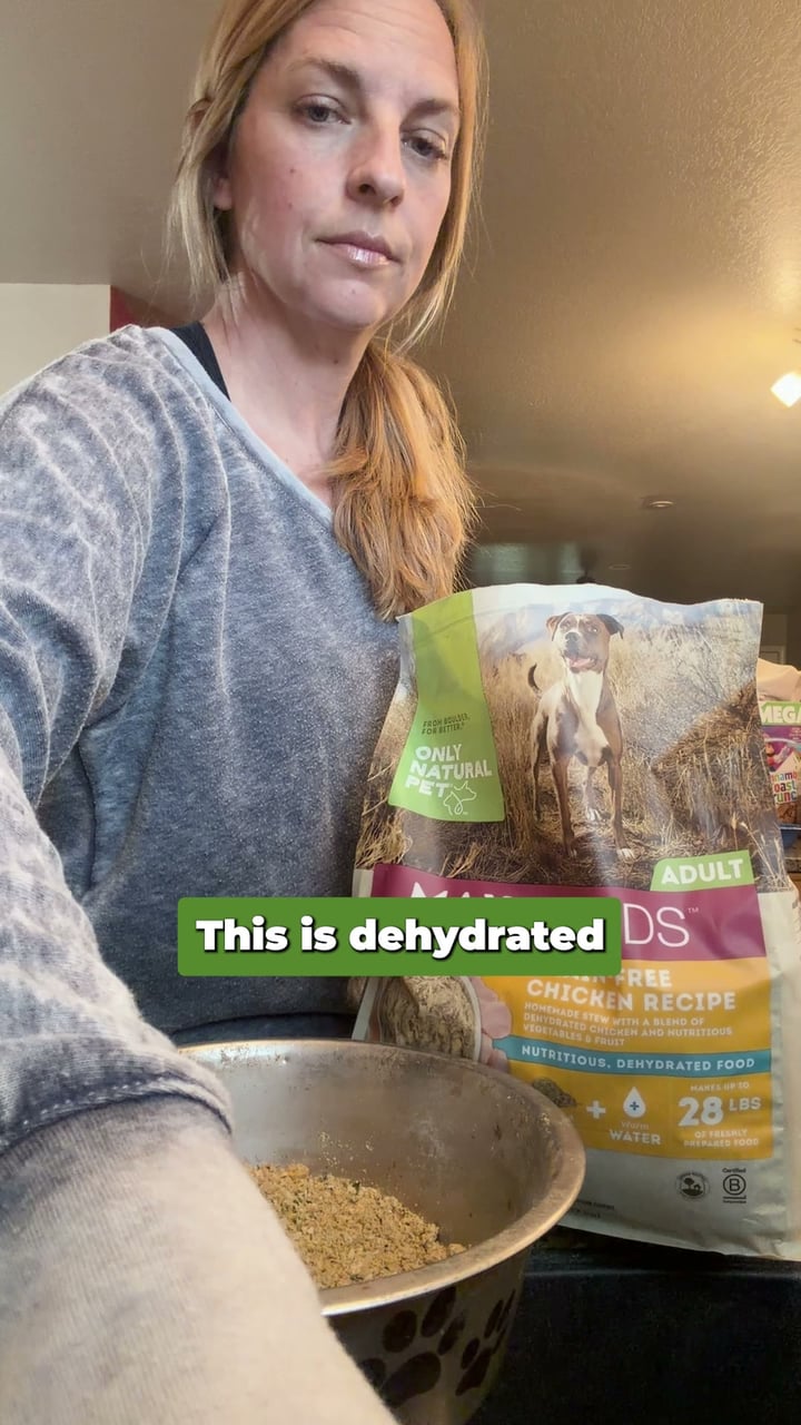 Only Natural Pet Facebook ad: Real Food. Now 50% Off.