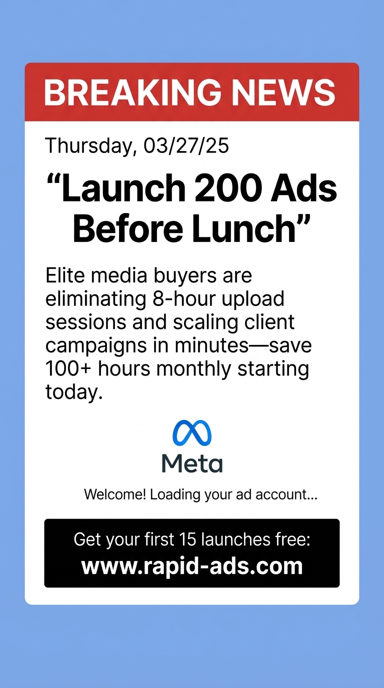 Rapid Ads Facebook ad