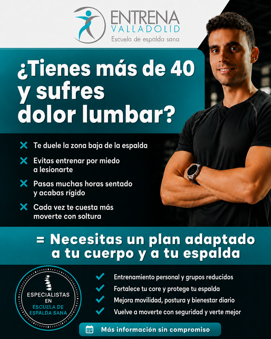 Entrena Valladolid Facebook ad from Jul 17, 2026