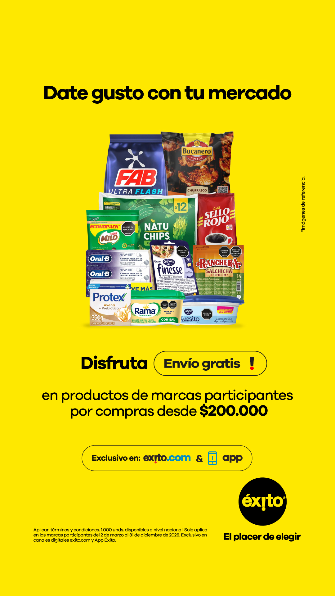Éxito Facebook ad