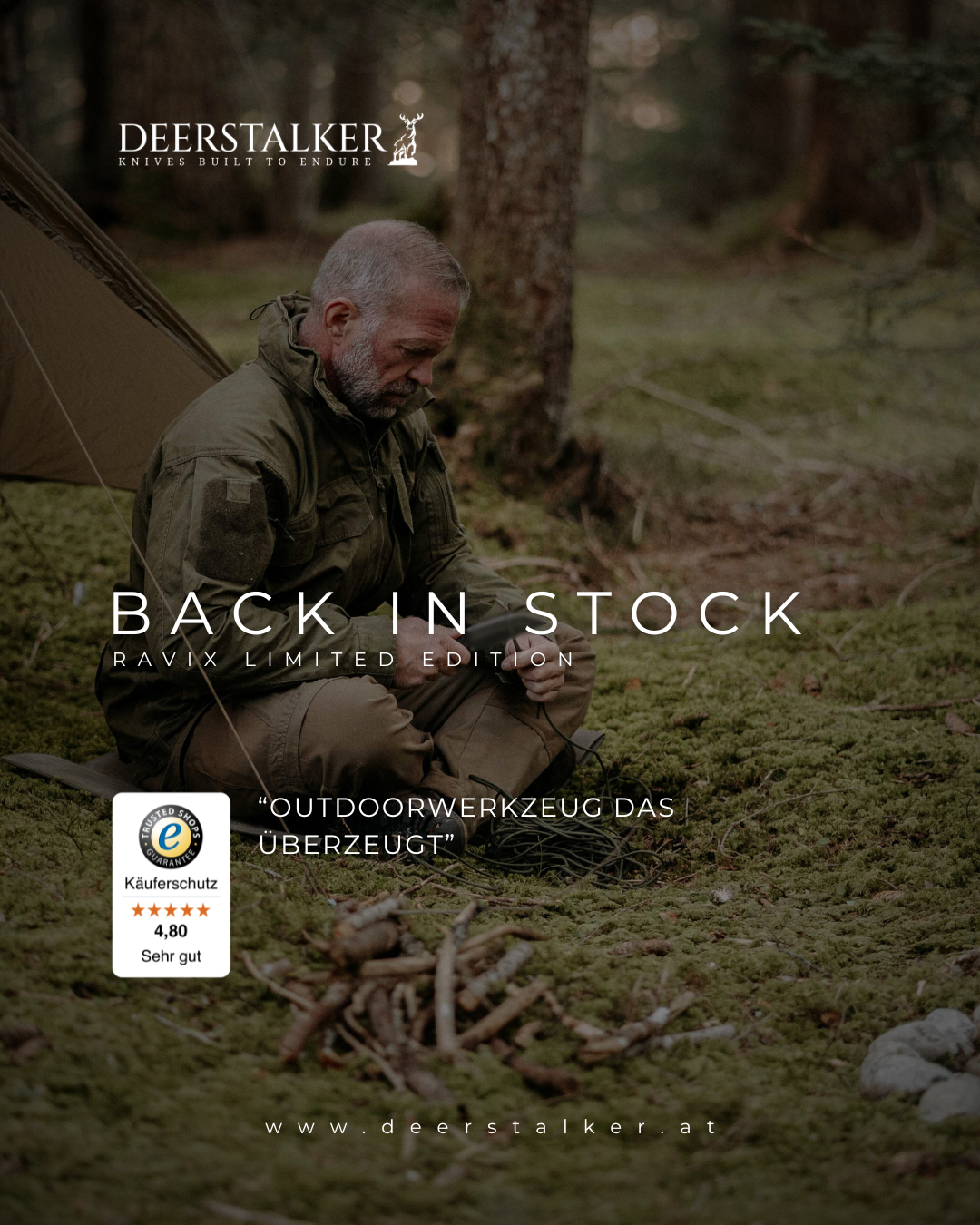 Deerstalker - Knives Built to Endure Facebook ad