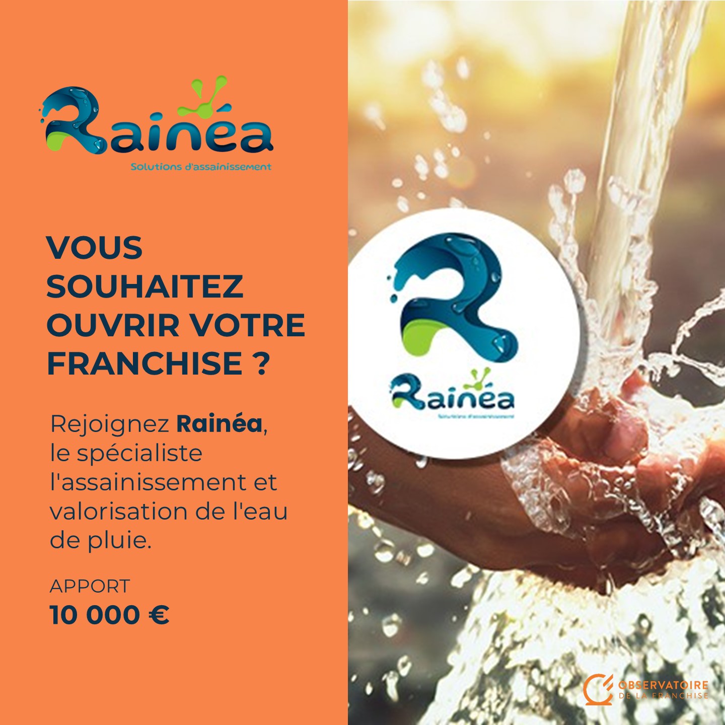 L'Observatoire de la Franchise Facebook ad: Envie de devenir votre propre patron?