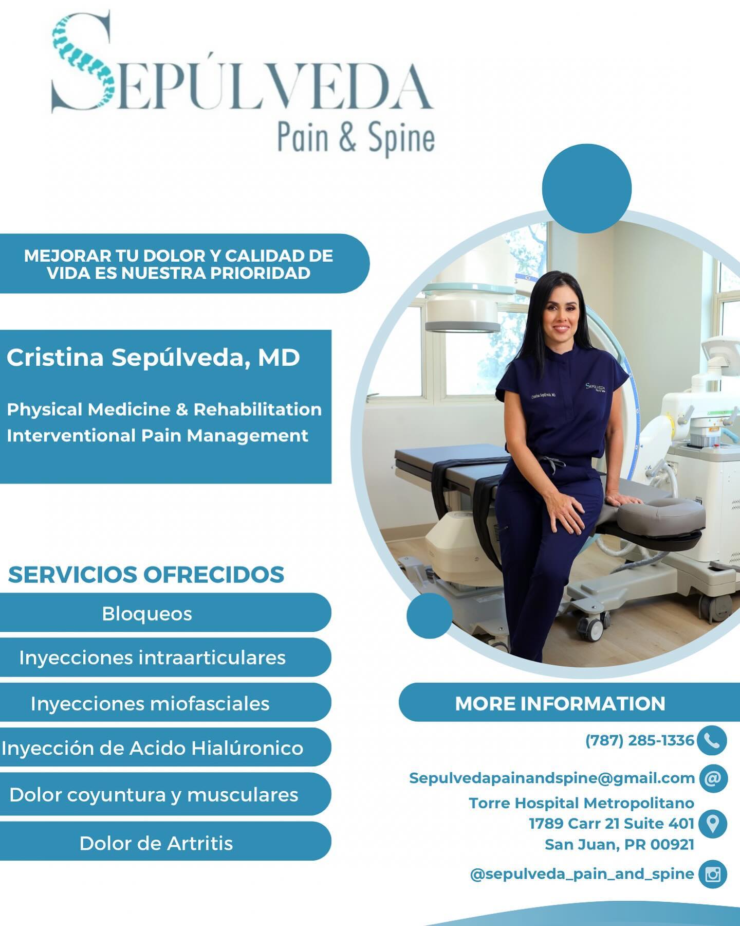 sepulveda_pain_and_spine Facebook ad: Llama para citas, listos para ayudarte!