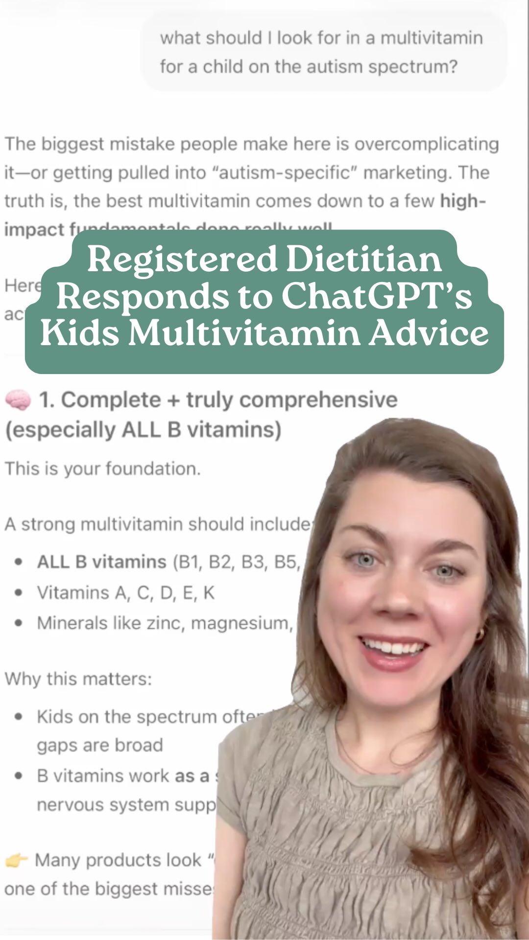 Best Part Kids Facebook ad: ChatGPT’s take on kids’ multivitamins?