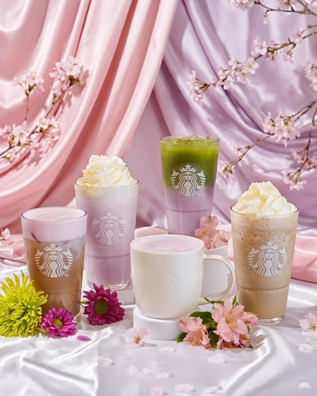 Starbucks España Facebook ad: ¡Ya sUBE la Primavera!