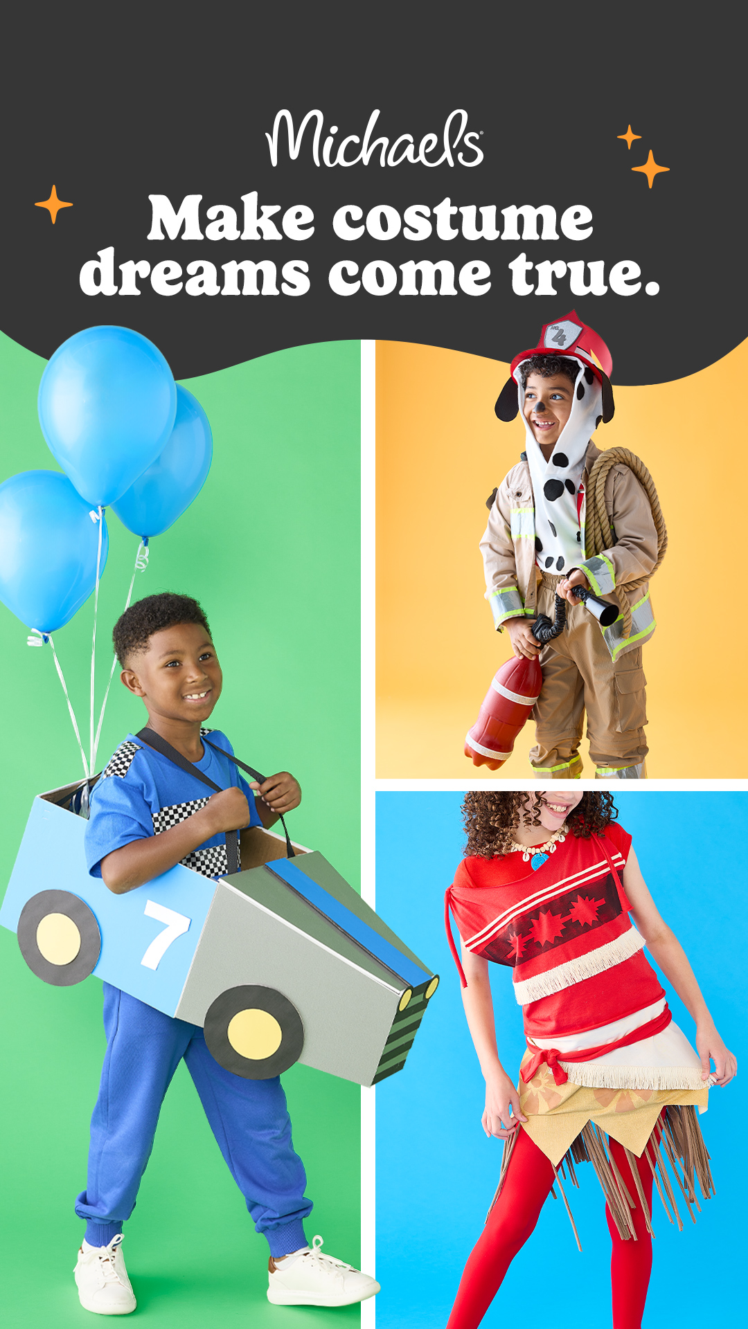 Michaels Stores Facebook ad: Kids Costumes HQ