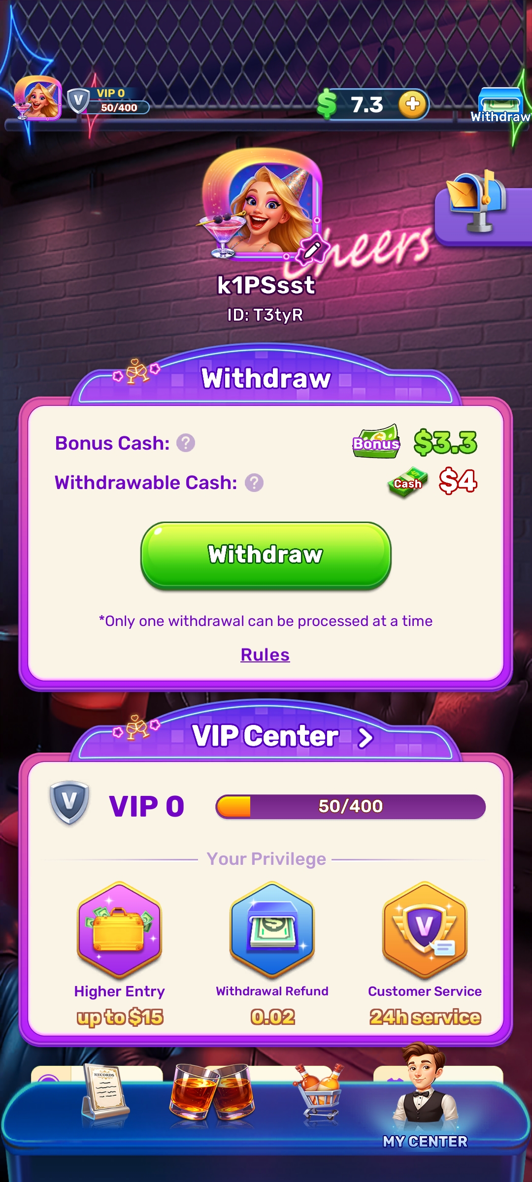Bingo Bar-cash Facebook ad: Bingo Bar: Schnell echtes Geld verdienen!