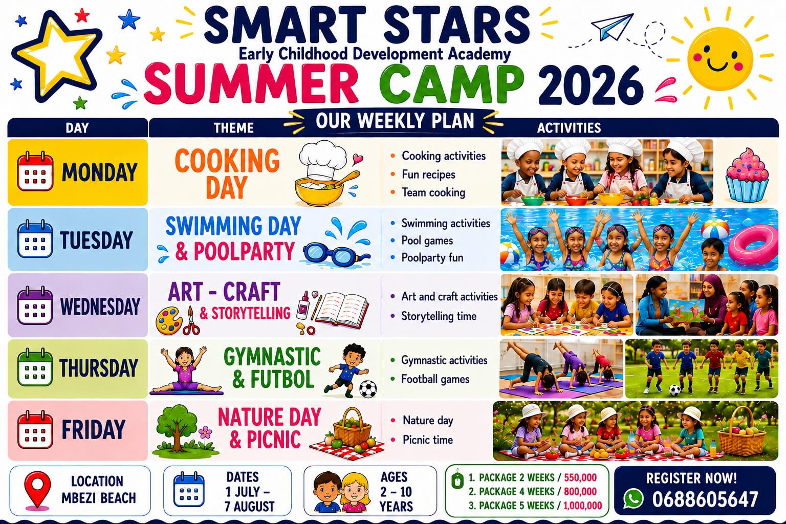 smartstarstz Facebook ad: SMART STARS SUMMER CAMP 2026