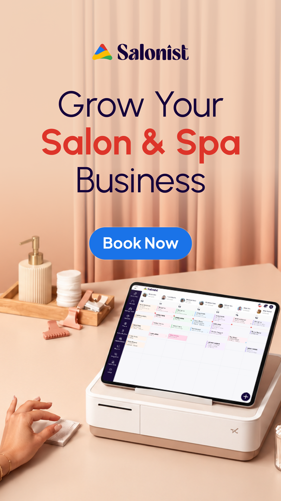 Salonist Facebook ad: Grow Your Sharjah Salon Business