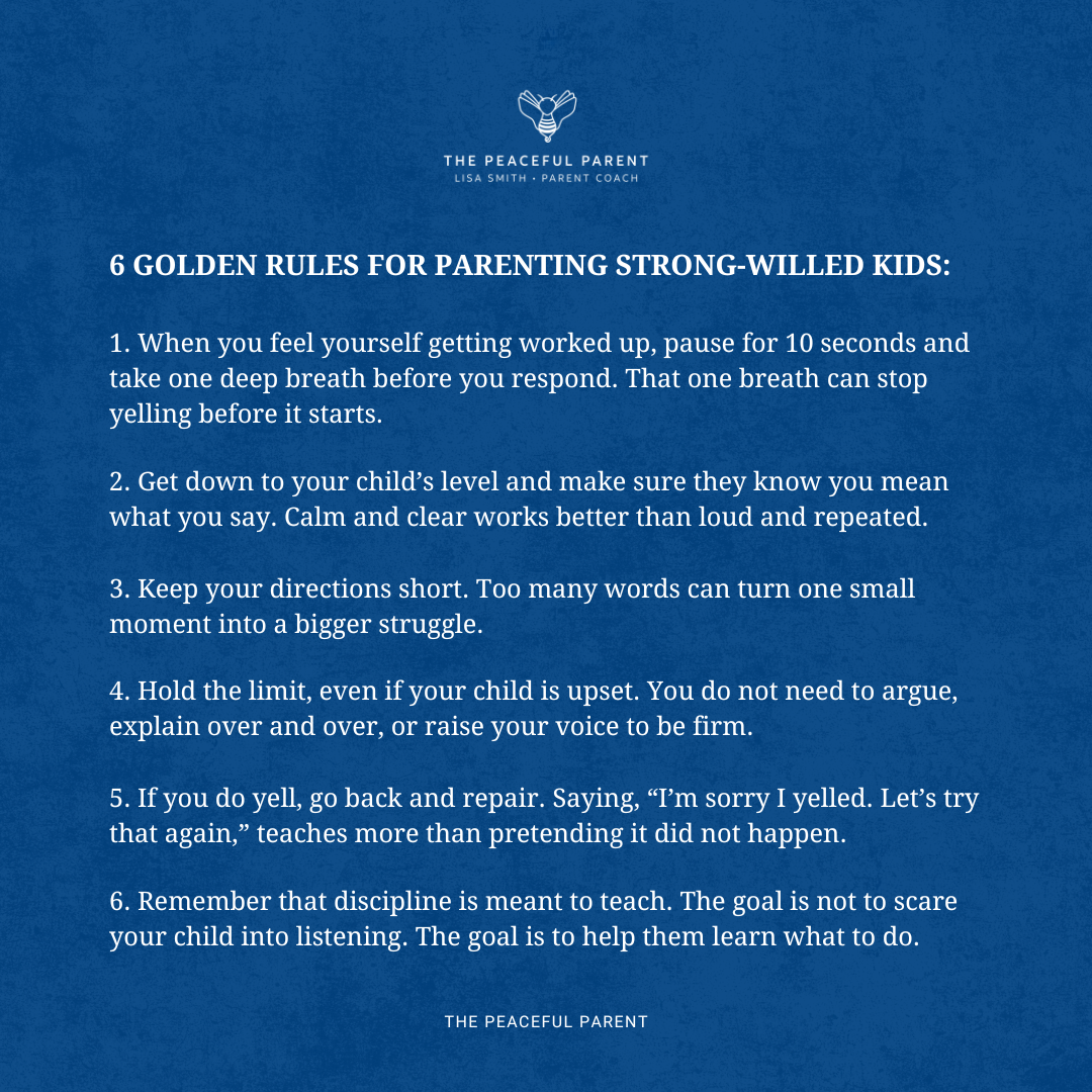 The Peaceful Parent Facebook ad