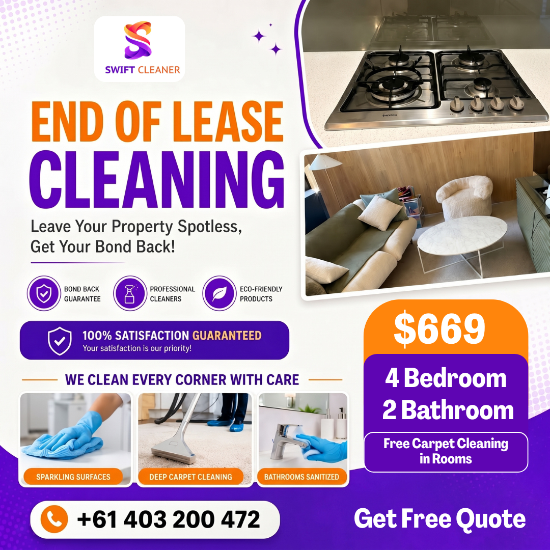 Swift Bond Cleaners Facebook ad: Get Free Quote