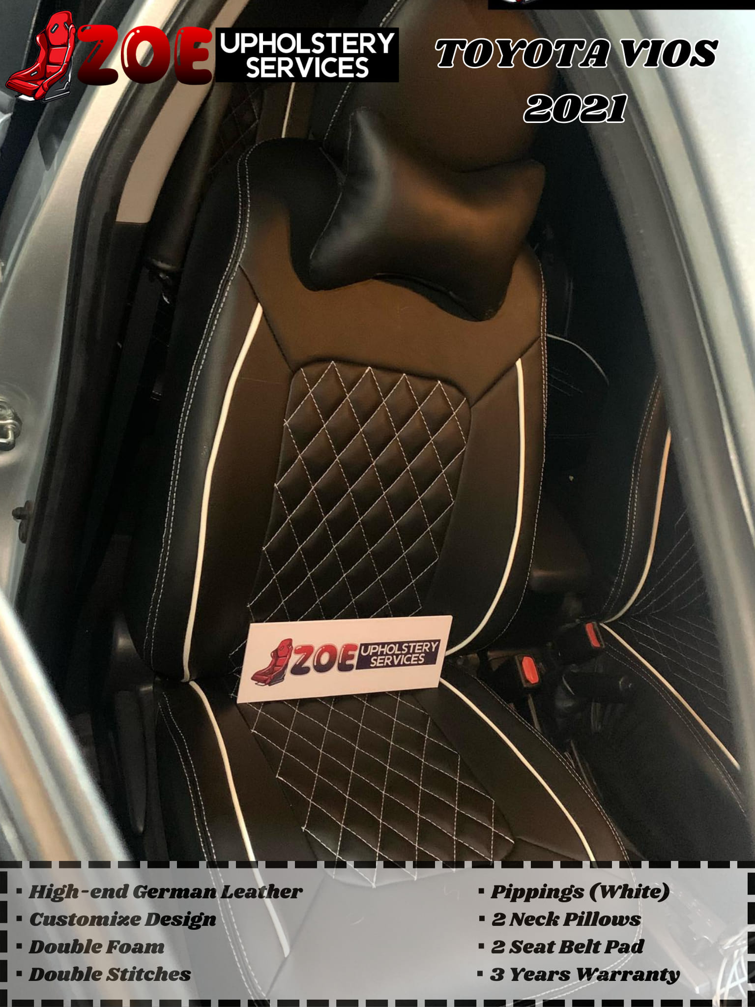 Laguna Auto Seat Cover Facebook ad: Direct pagawaan at No downpayment.