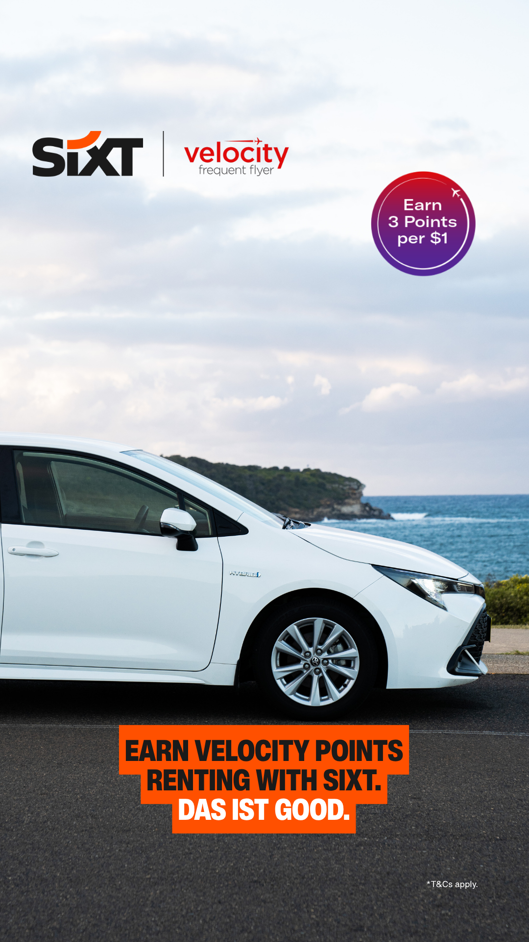 SIXT Australia Facebook ad