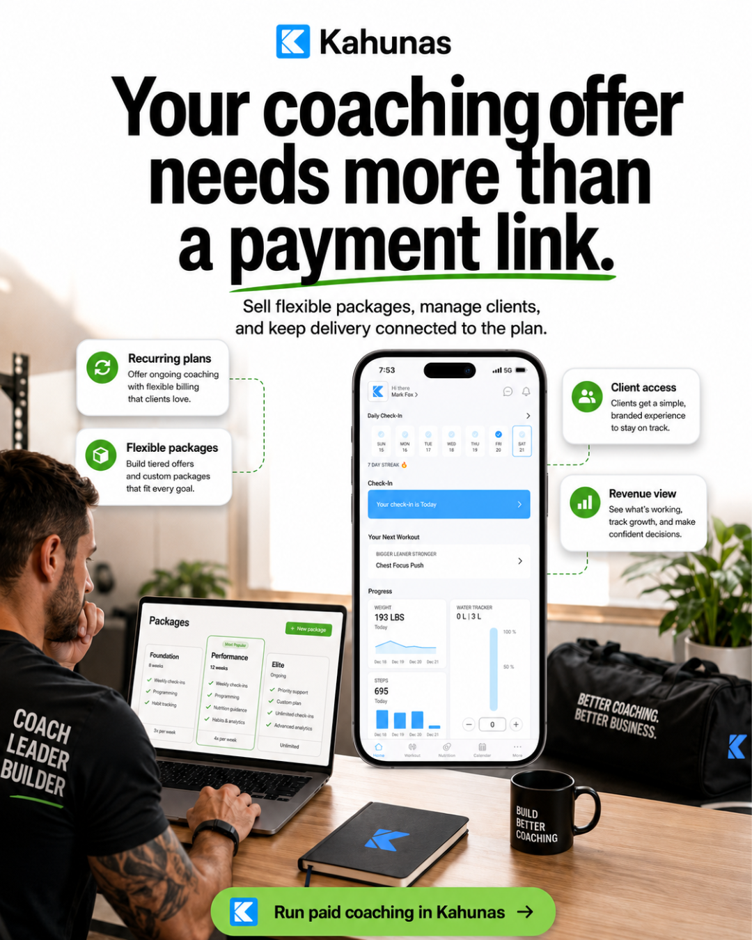 Kahunas Facebook ad: 14 Day Free Trial