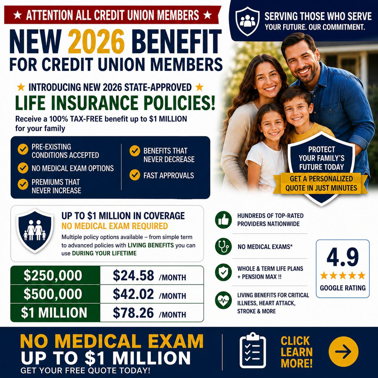 Credit Union Benefits Facebook ad