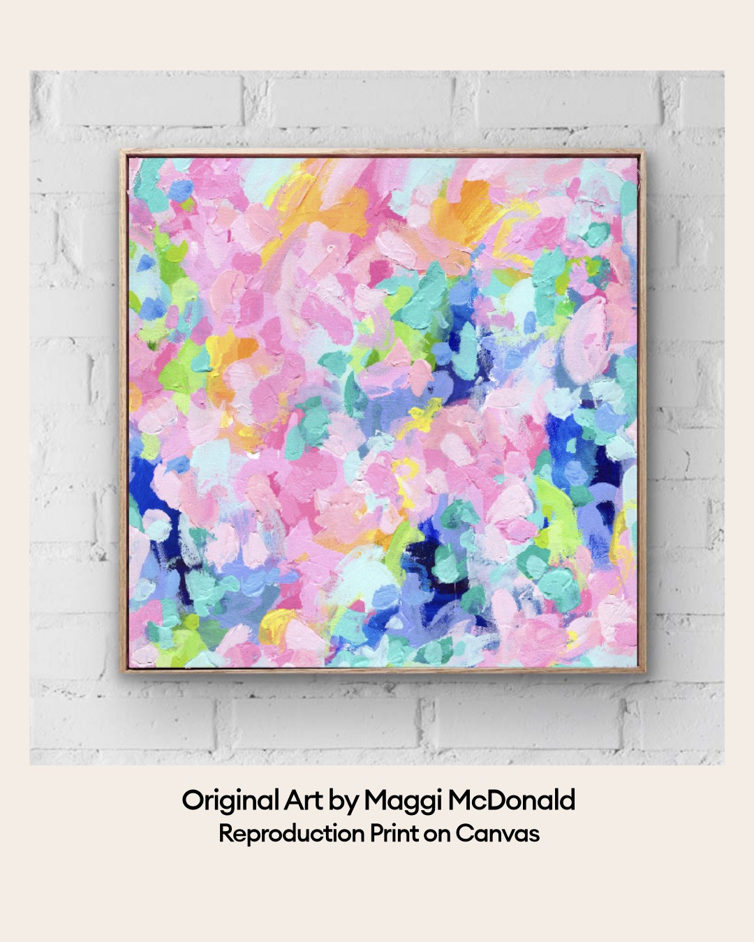 Bluethumb Facebook ad: Looking for authentic Abstract art?