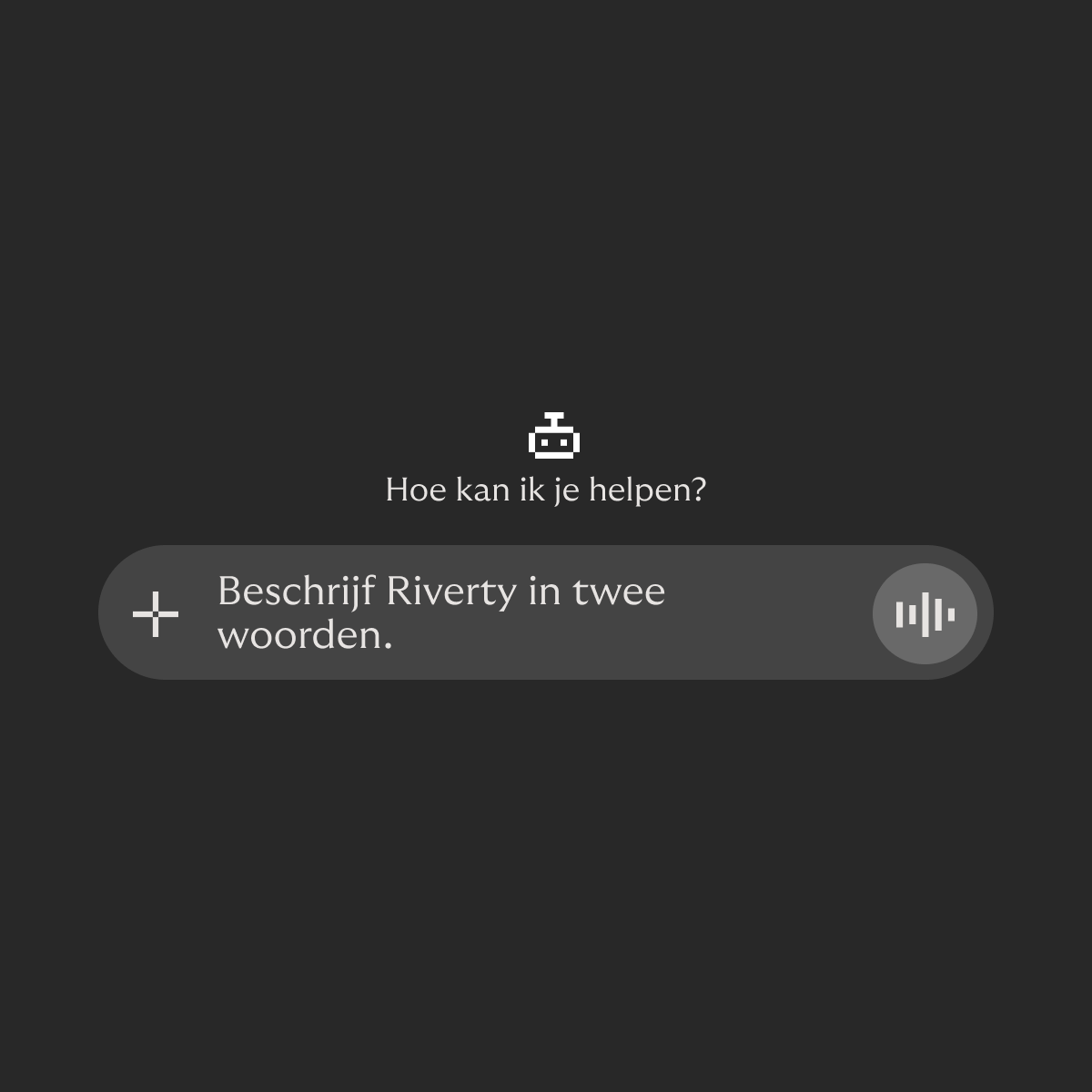Riverty.nl Facebook ad: We vroegen een AI-chatbot hoe je Riverty het…