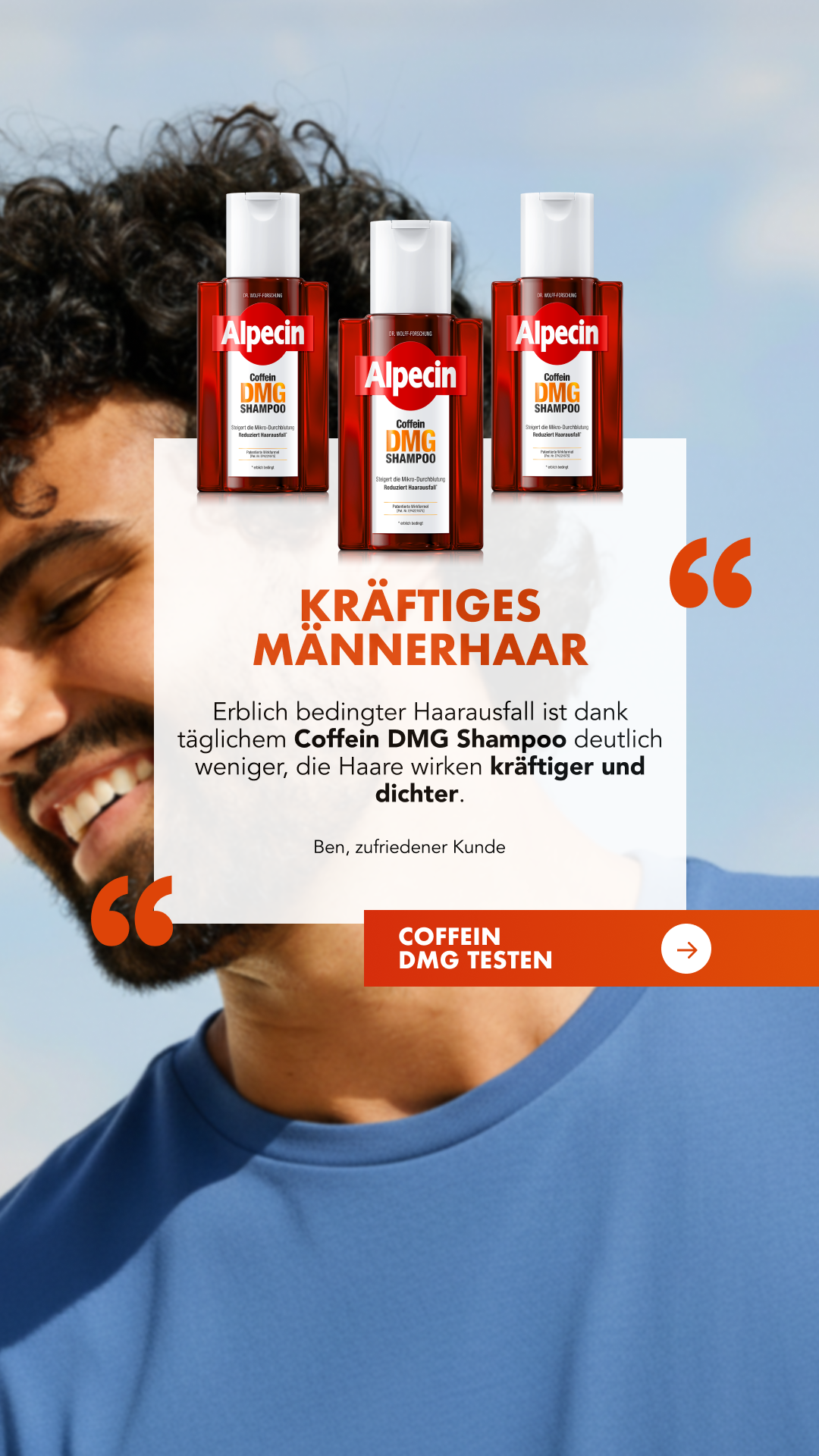 Alpecin Facebook ad