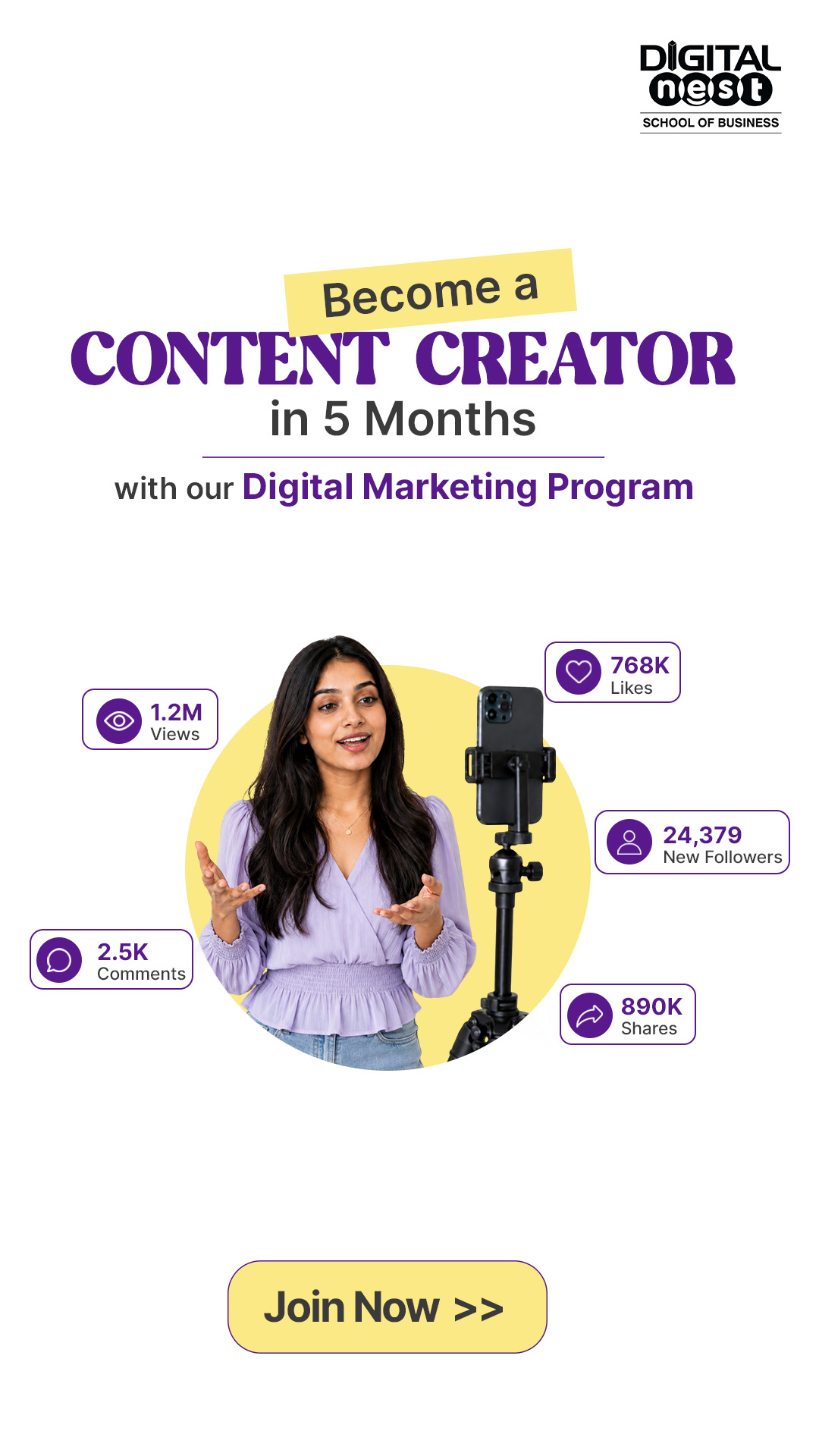 Digital Nest Facebook ad