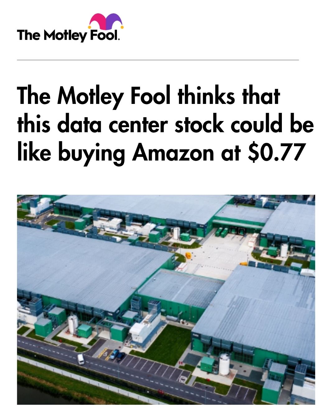 The Motley Fool Facebook ad