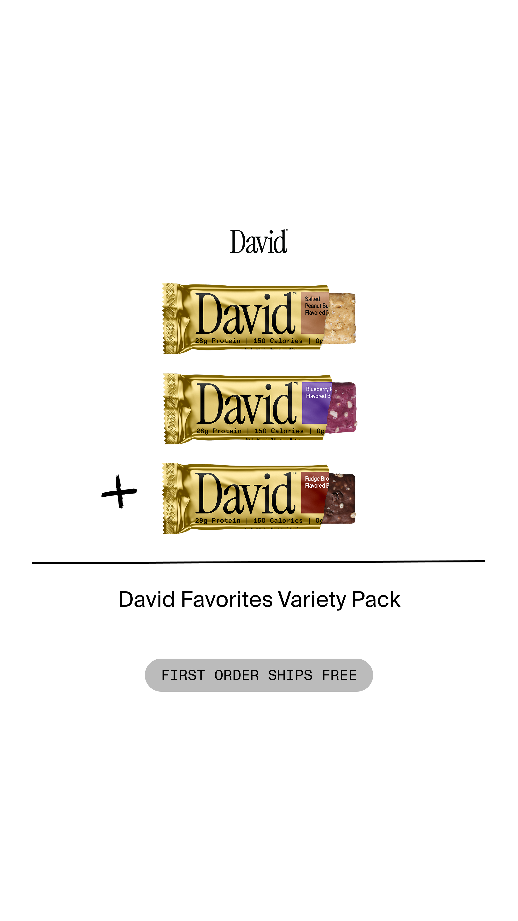 David Protein Facebook ad