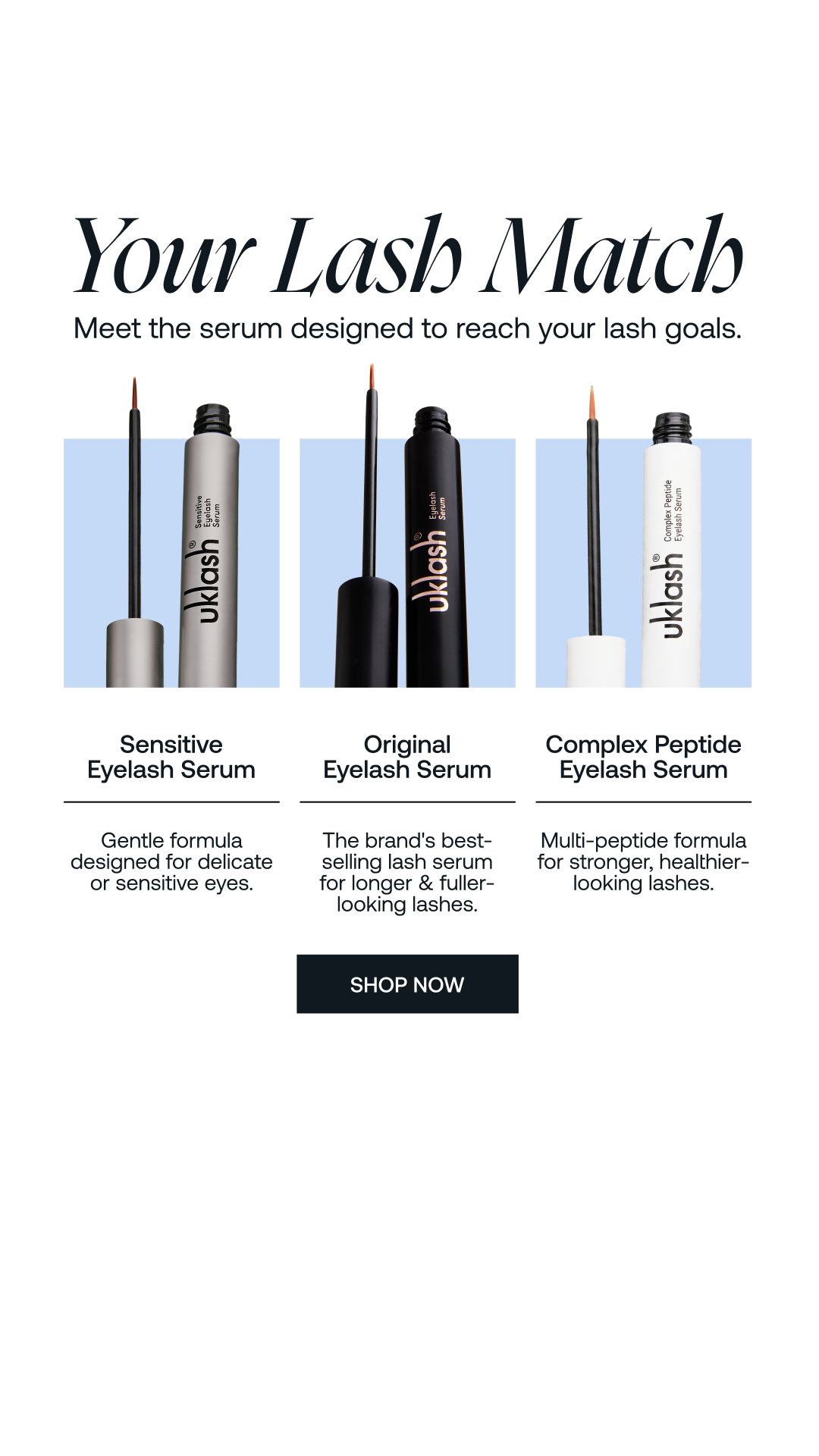 Uklash Facebook ad