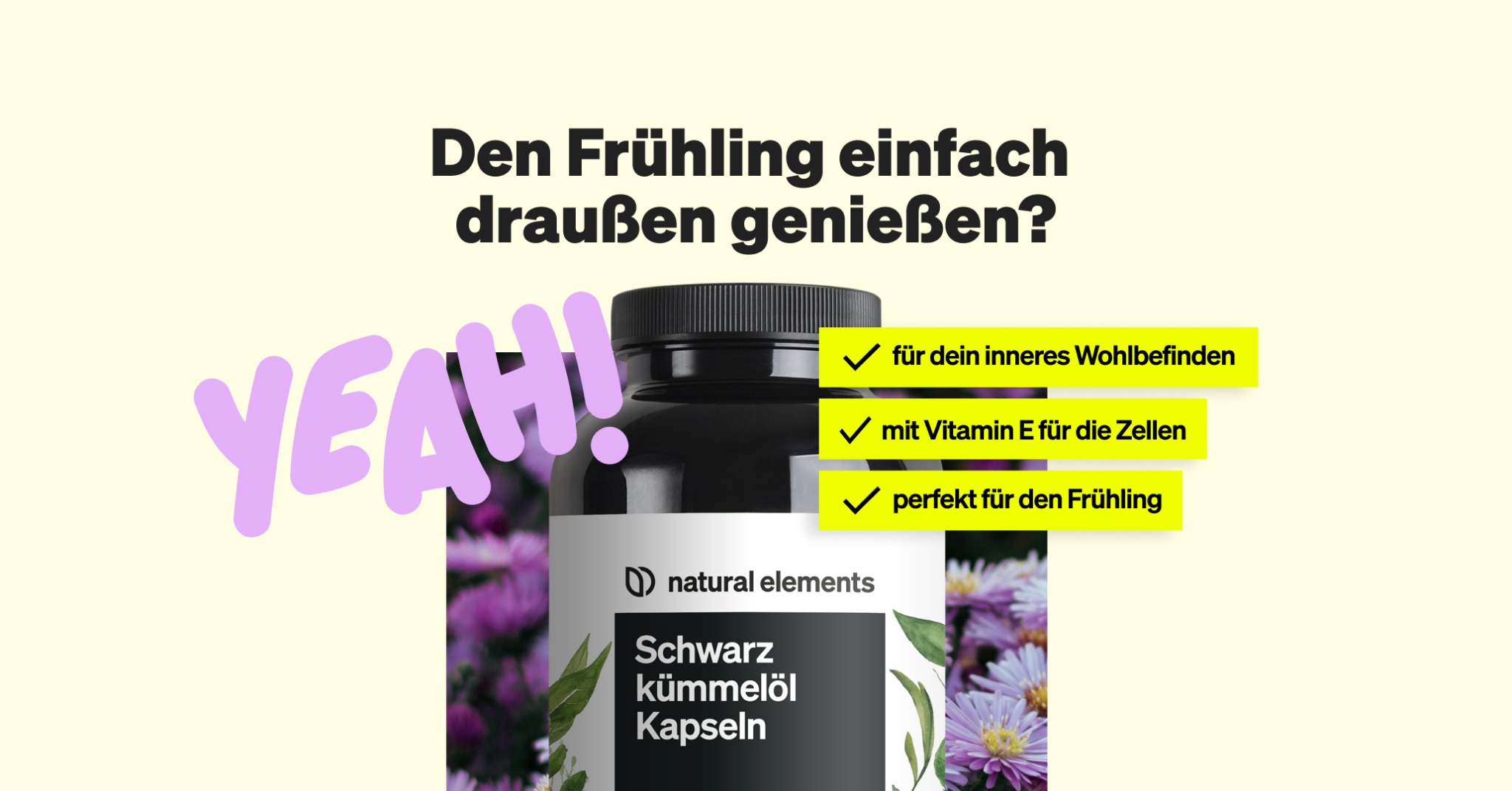 natural elements Facebook ad