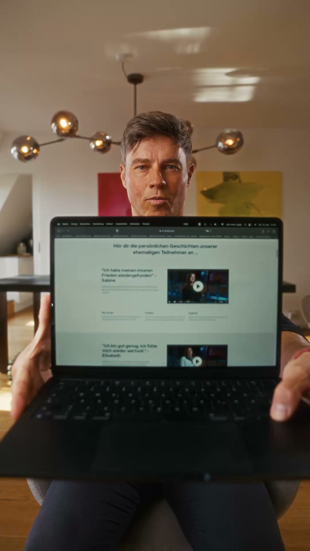 Greator Facebook ad: Loslassen, was dich zurückhält