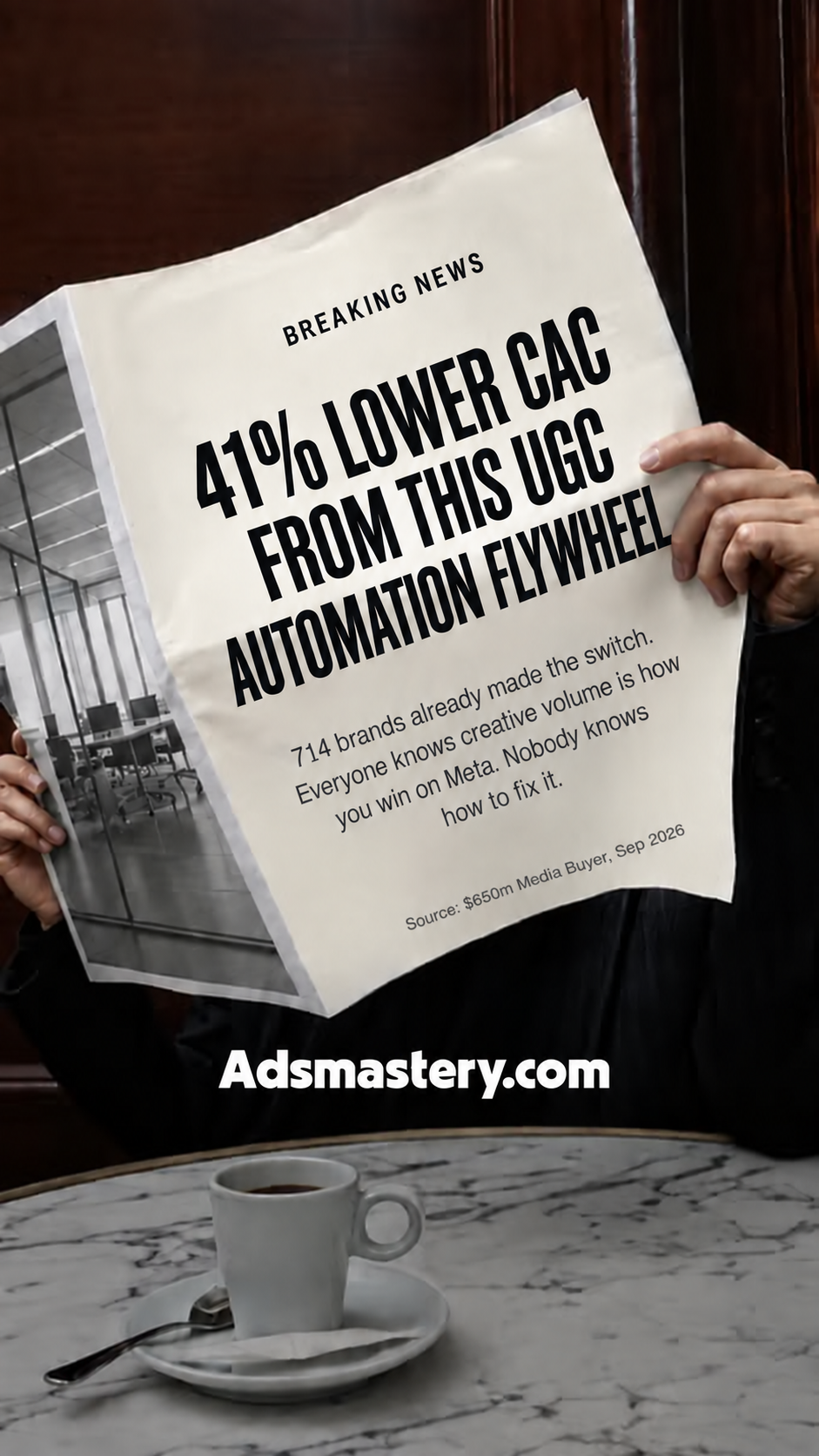 Chase Chappell Facebook ad: NOW DO THE MATH ON YOUR AD SPEND.