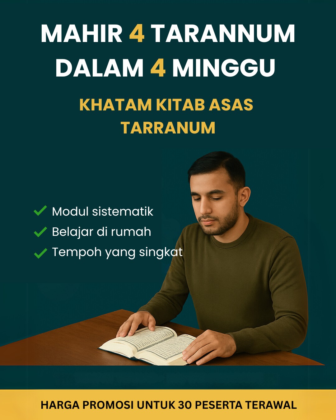 QariXpress Facebook ad: Nak Mahir 4 Tarannum Dalam 4 Minggu, Tanpa…